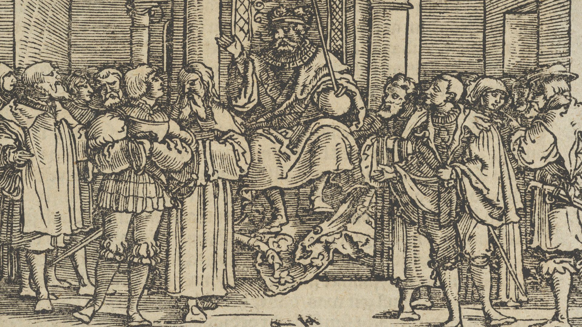 File:Representatives of Athens and Corinth at the Court of Archidamas, King of Sparta, from the History of the Peloponnesian War by Thucydides MET DP849315.jpg