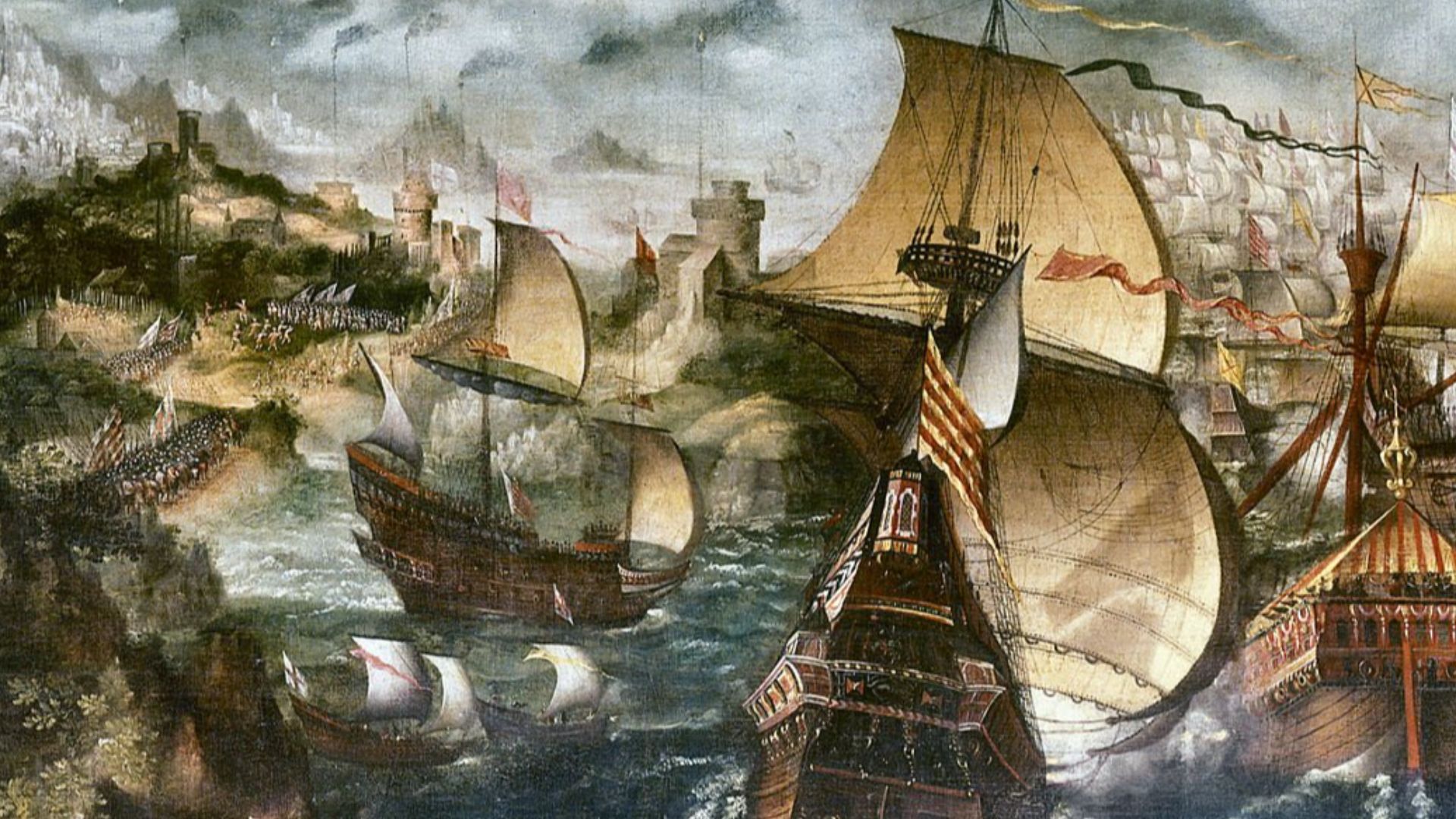 File:La batalla de Gravelinas, por Nicholas Hilliard.jpg