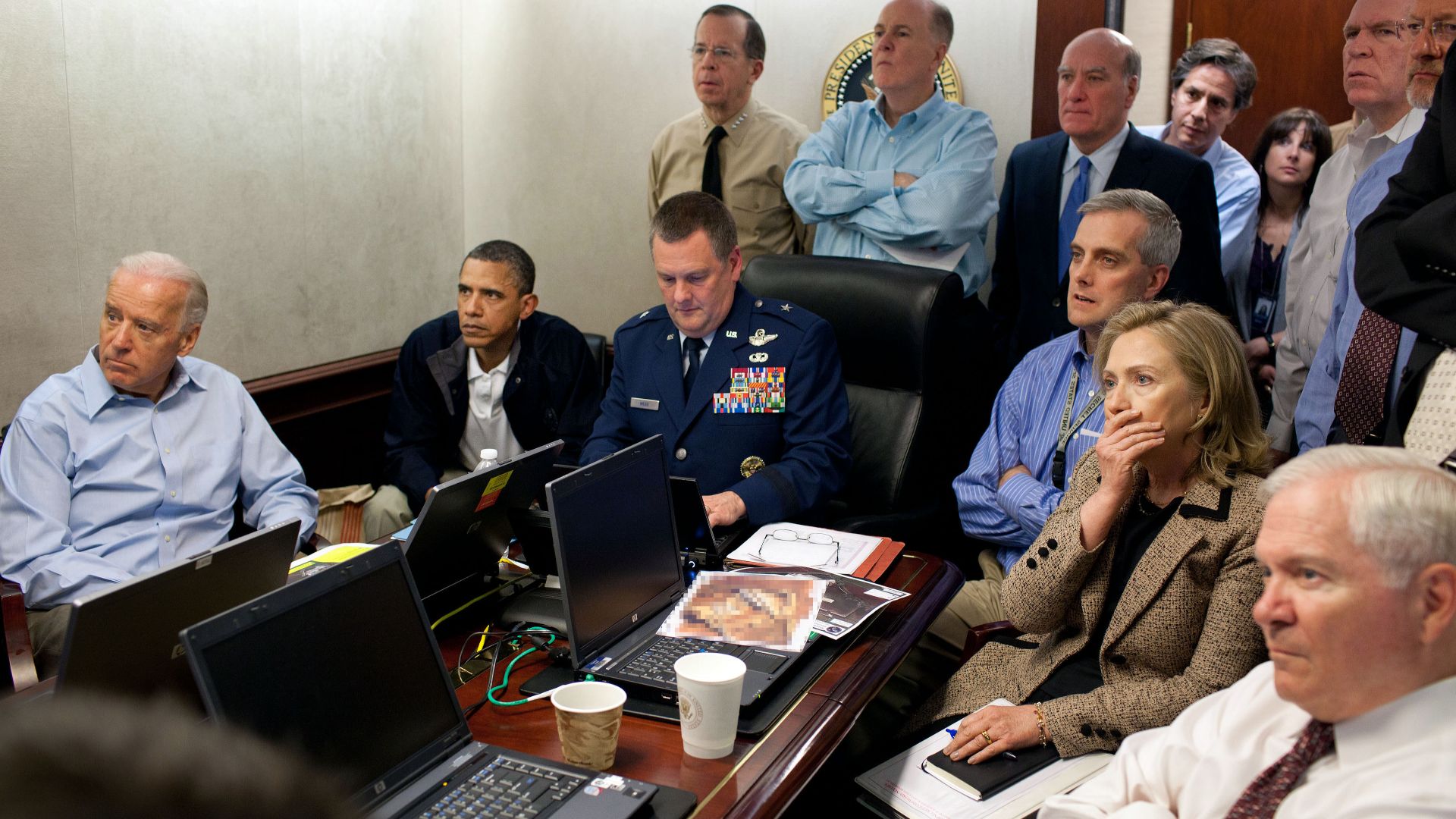 File:Obama and Biden await updates on bin Laden.jpg