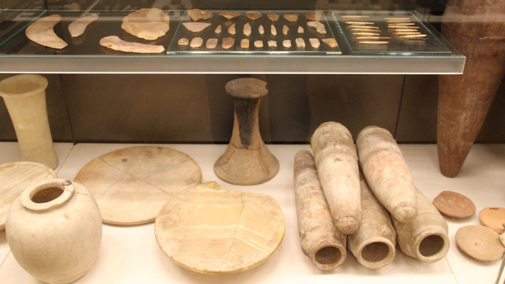 File:Ancient Egypt Predynastic Pottery & Stone Tools (28394039946).jpg