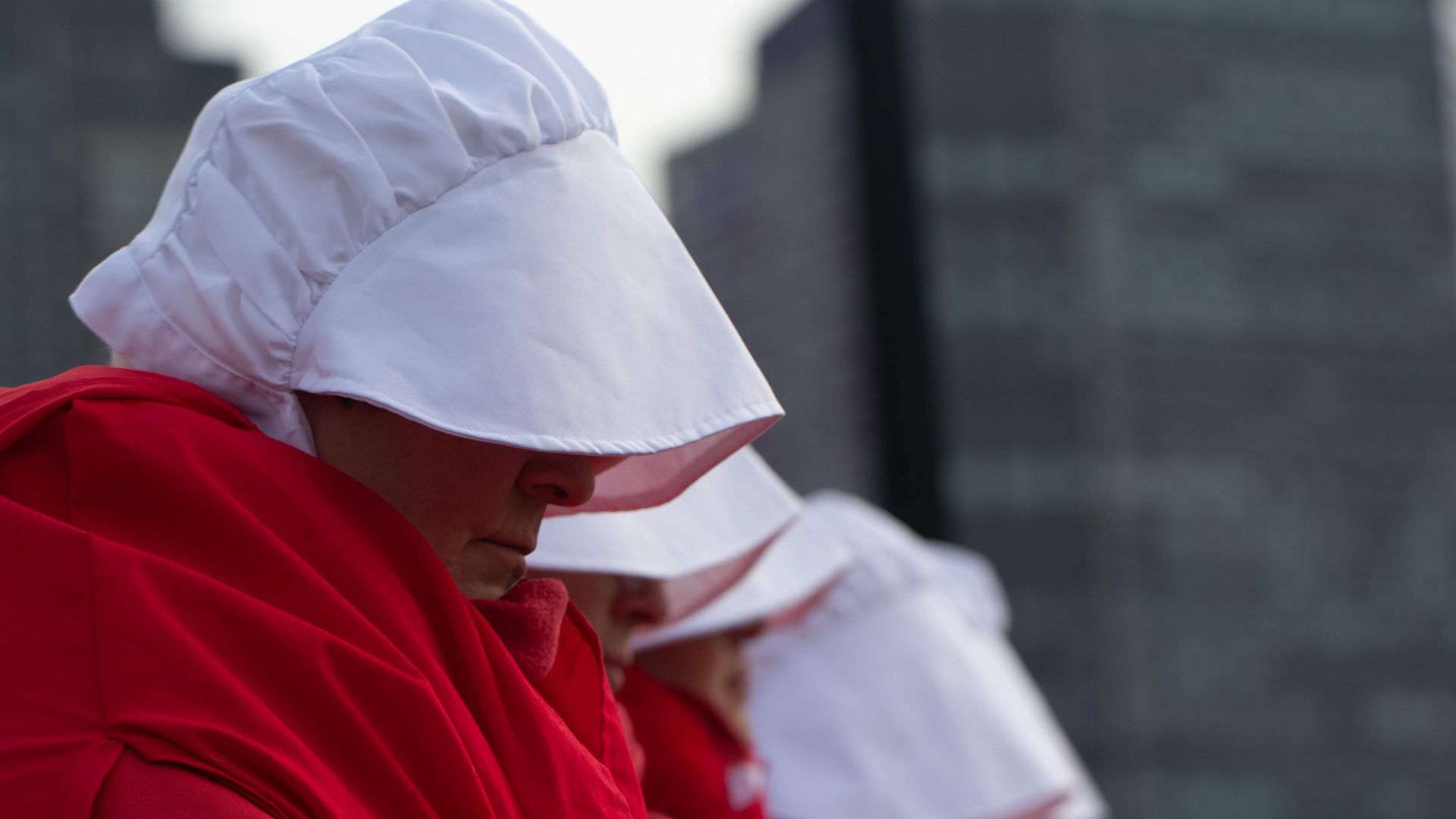 File:Handmaids Tale at the Boston Womens March 2019.jpg