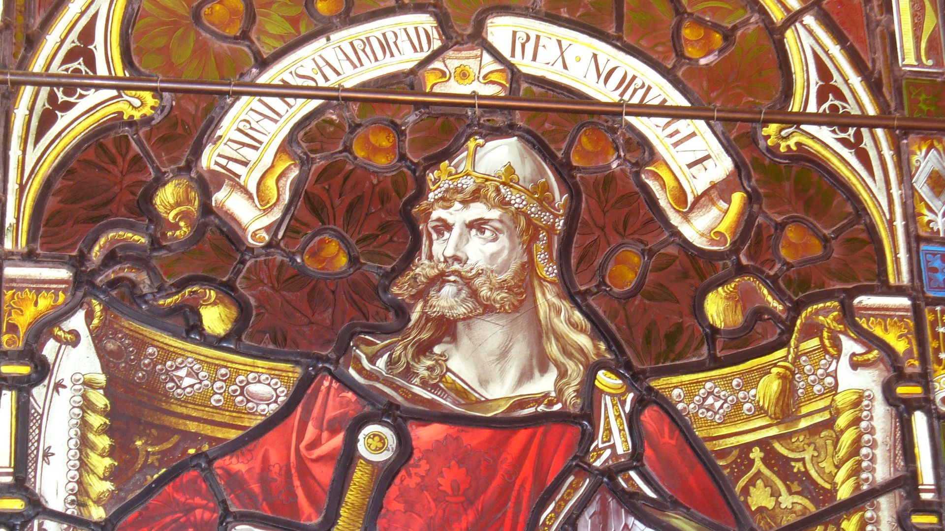 File:Harald Hardrada window in Kirkwall Cathedral geograph 2068881.jpg