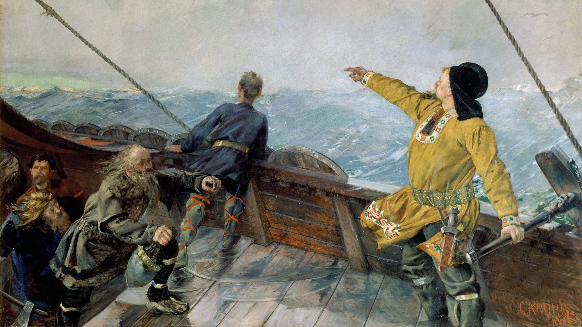 File:Christian Krohg - Leiv Eirikson discovering America - Google Art Project.jpg