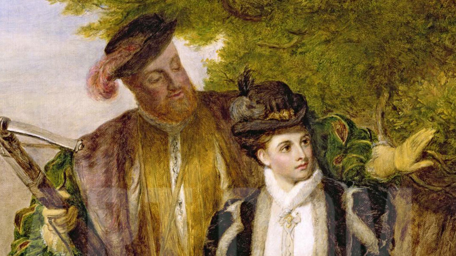 File:King Henry and Anne Boleyn Deer shooting in Windsor Forest.jpg