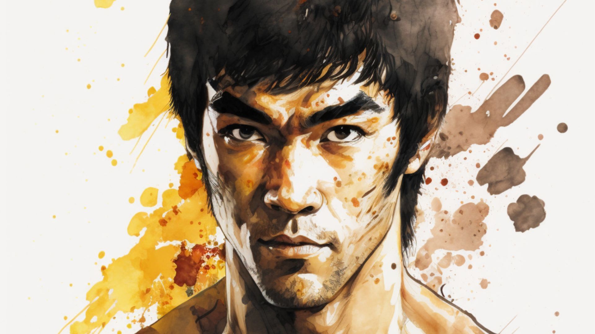 File:Bruce Lee in watercolour.png