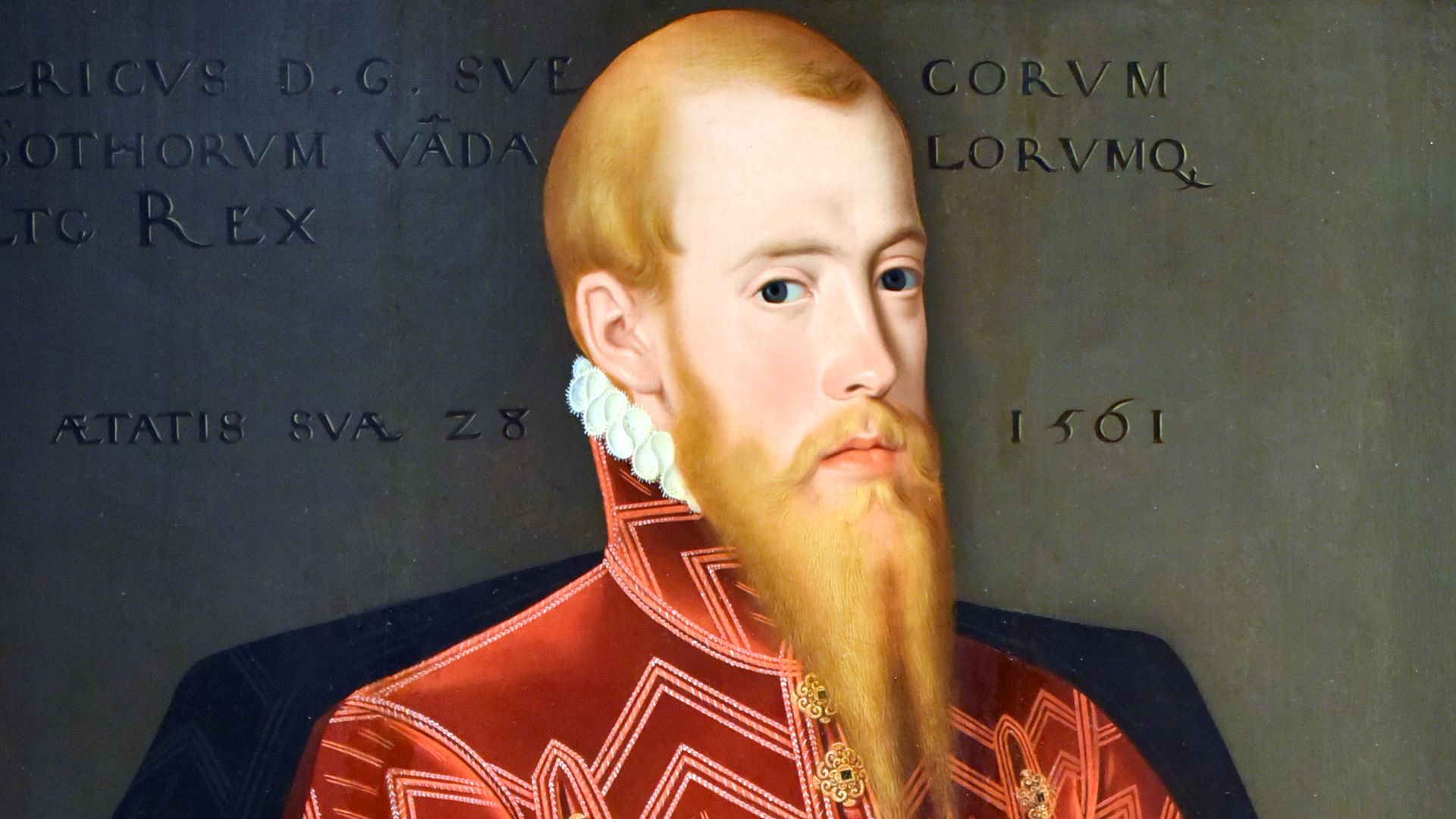 File:Erik XIV king of Sweden (1533-1577), 1561, by Domenicus Verwilt (active 1556-1566). Nationalmuseum, Stockholm, Sweden.jpg