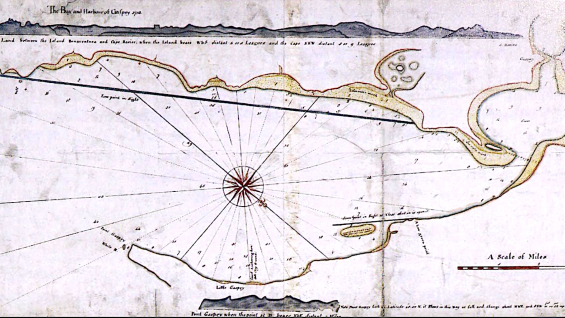 File:The Bay and Harbour of Gaspey - map by James Cook 1758.png