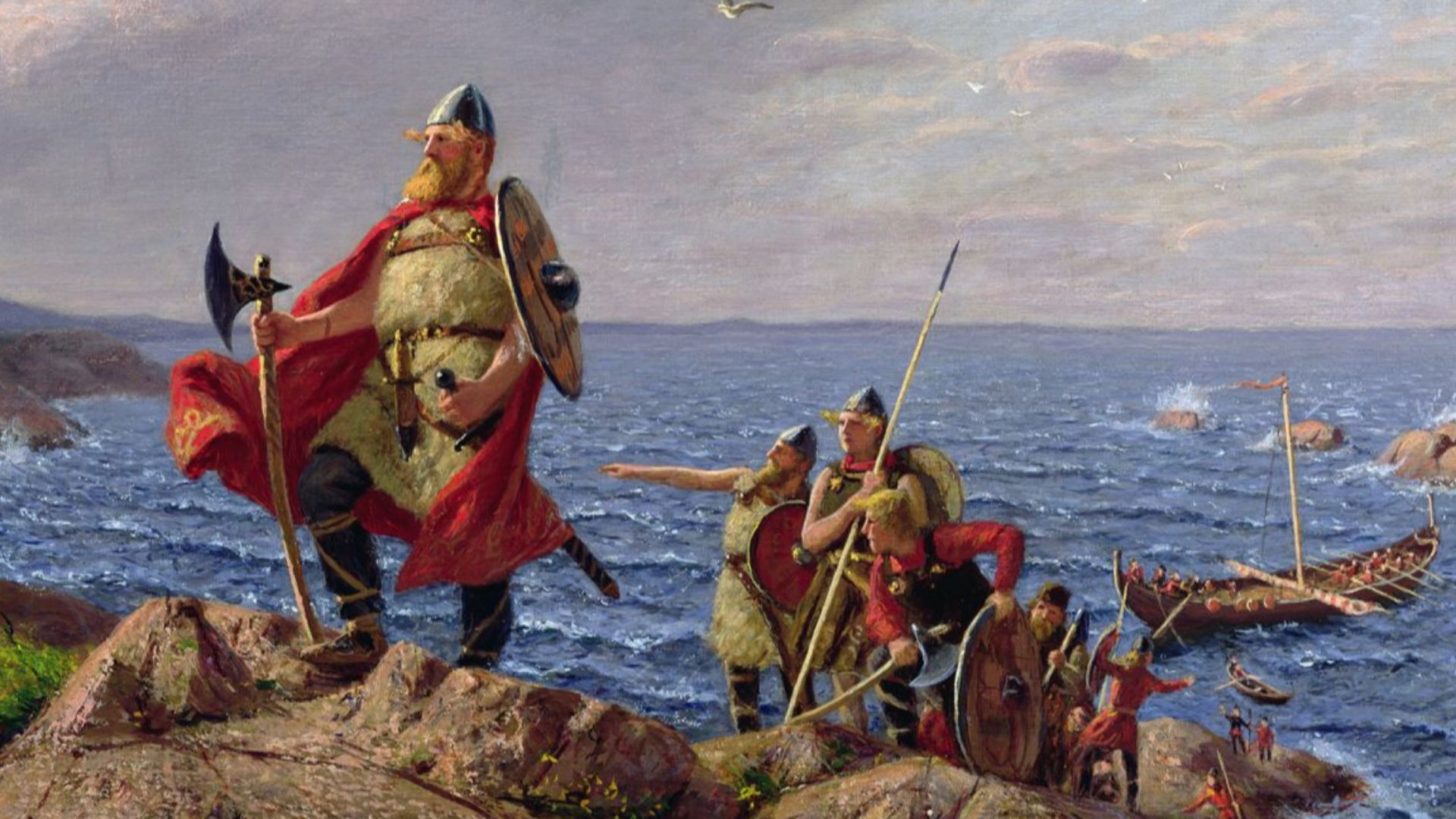 File:Leif Erikson Discovers America Hans Dahl.jpg