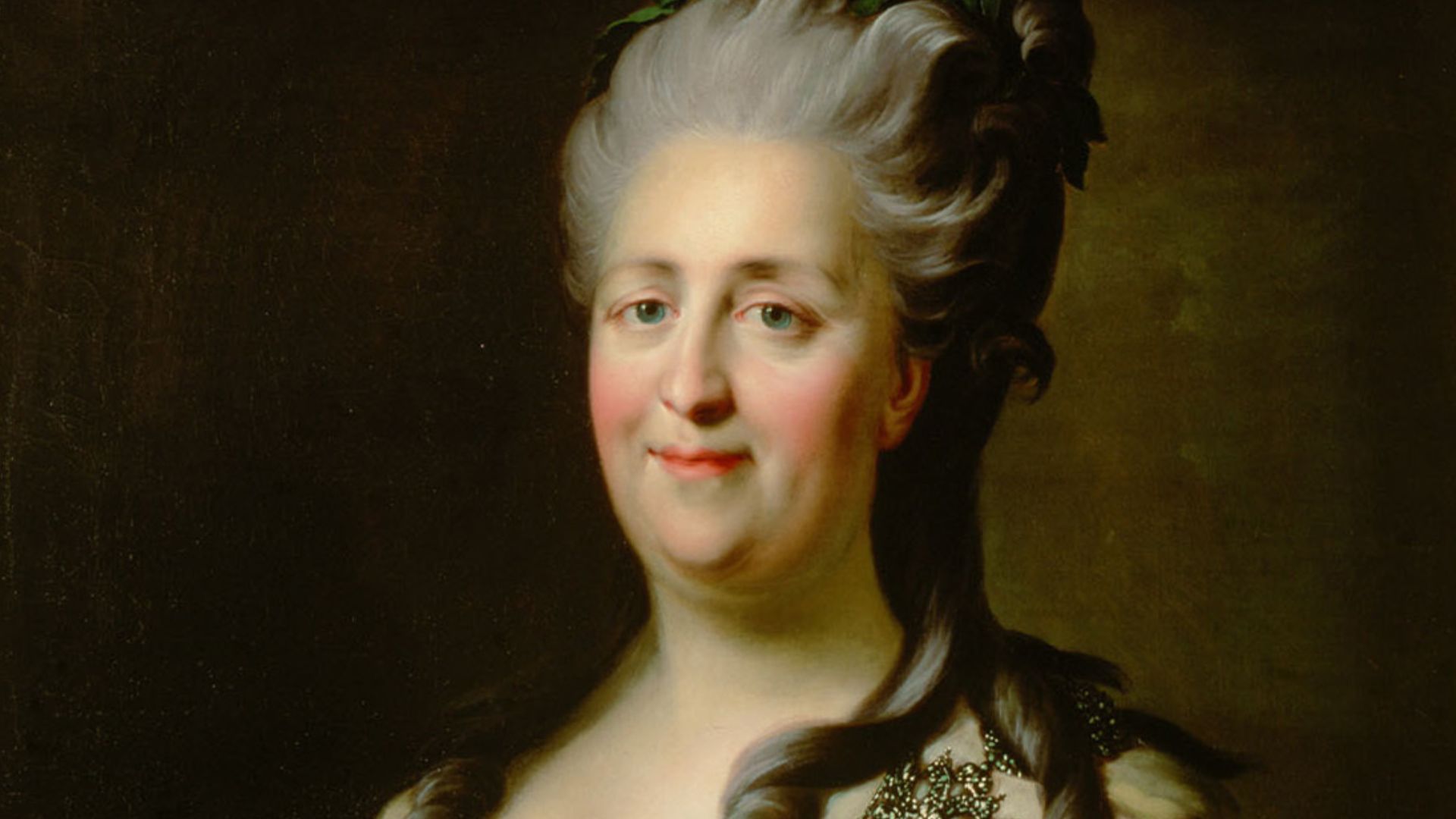 File:Catherine II after Roslin, Rokotov (1780s, Kunsthistorisches Museum).jpg