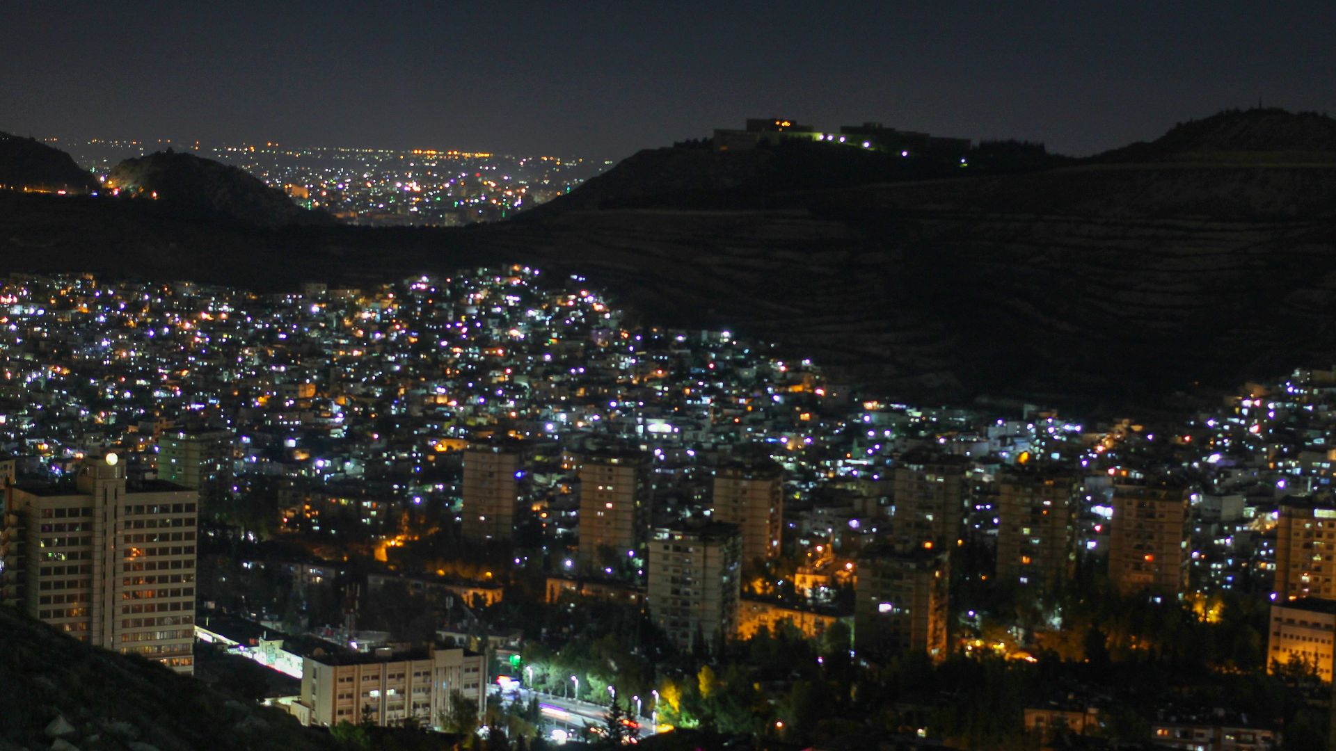 bird's eye view photography of city lights