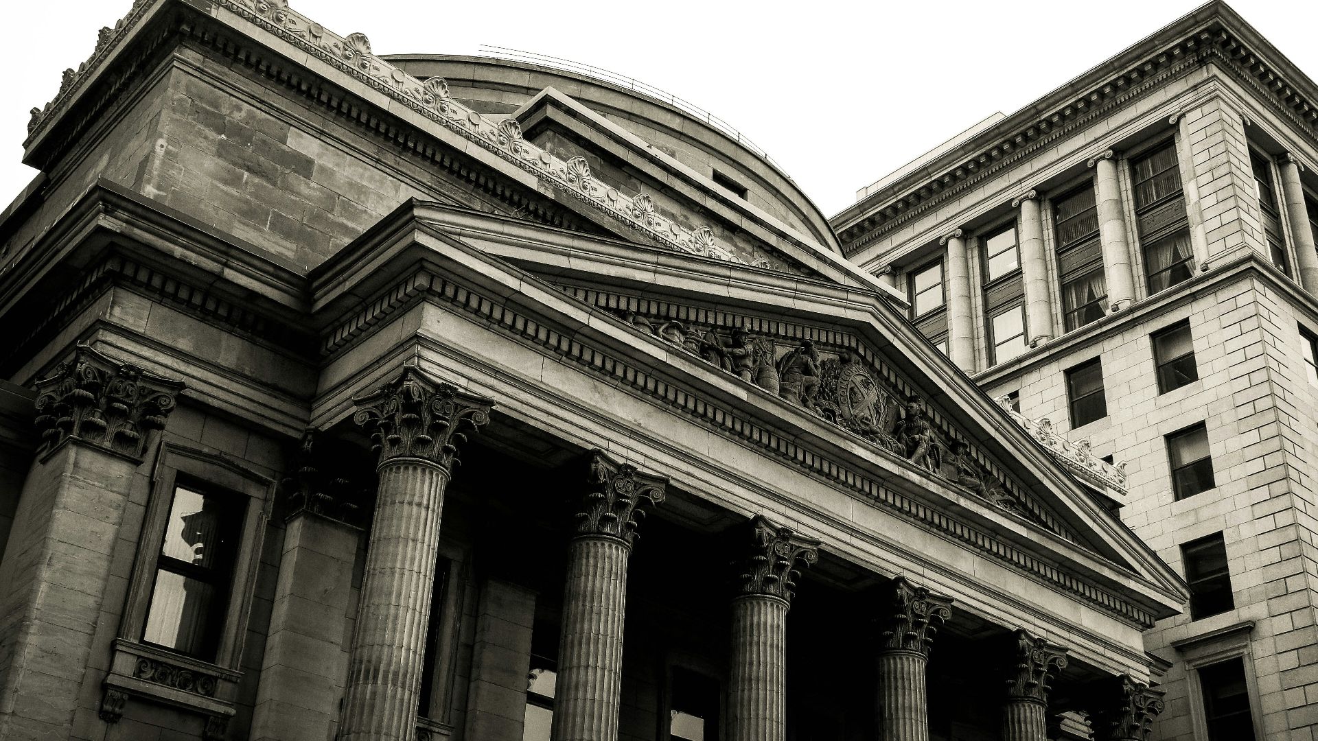 grey concrete building