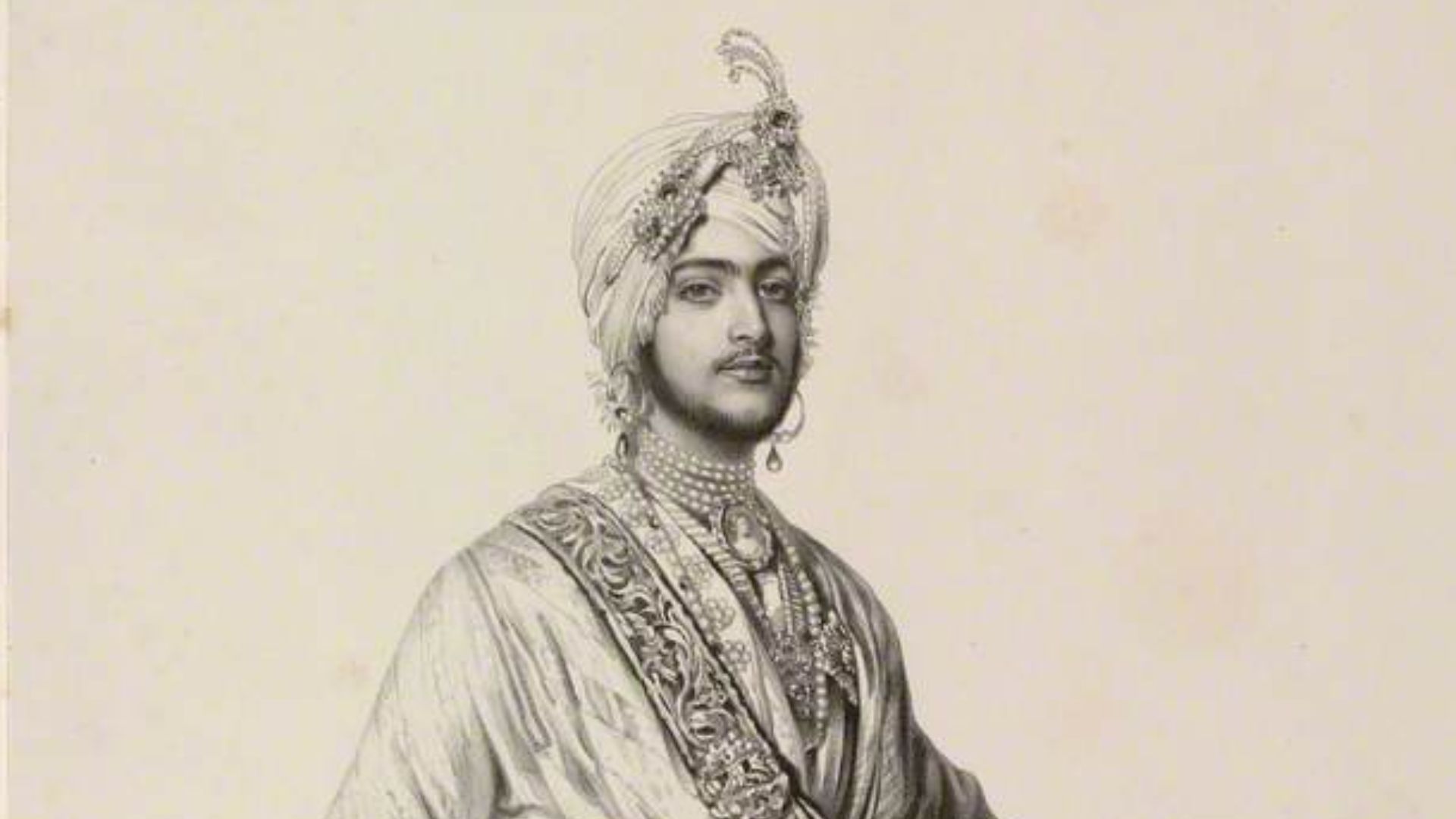 File:Lithograph of Maharajah Duleep Singh, 1854, (after Franz Xaver Winterhalter), by Richard James Lane.jpg