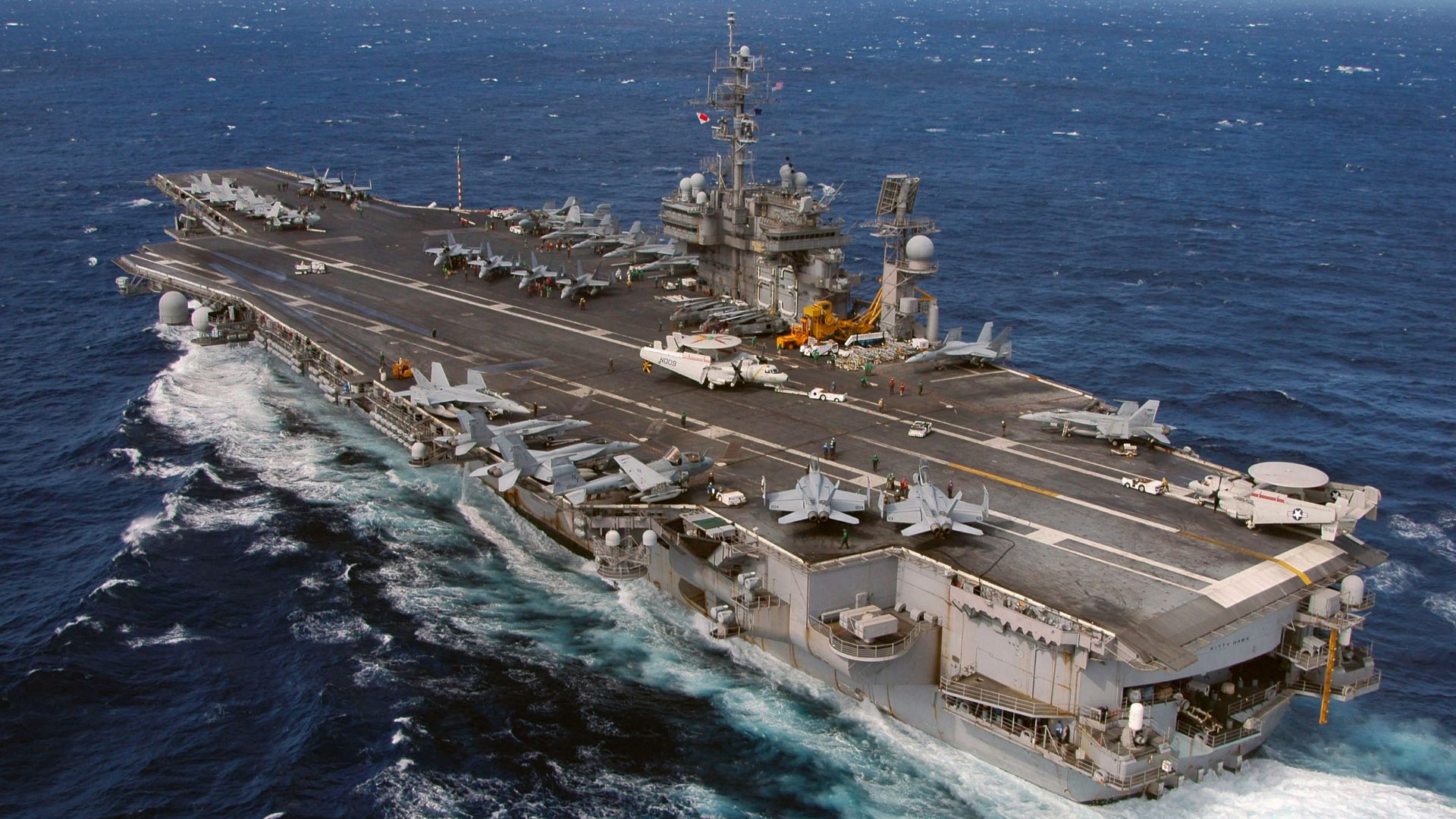 File:USS Kitty Hawk (CV-63) port stern 2007.jpg