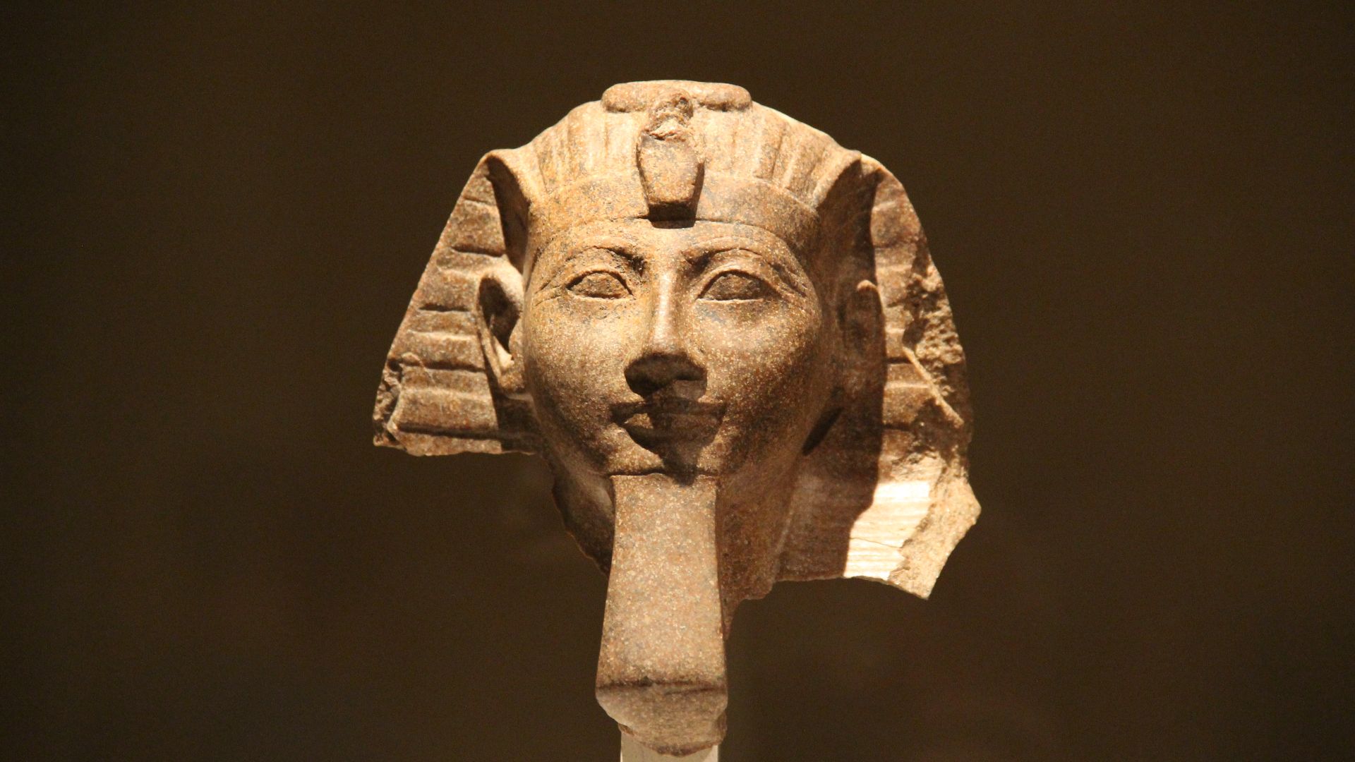 File:Ancient Egypt Head of Queen Hatshepsut (or Pharaoh Thutmose III), New Kingdom, 18th Dyn., c. 1475-1450 BC (28132692494).jpg