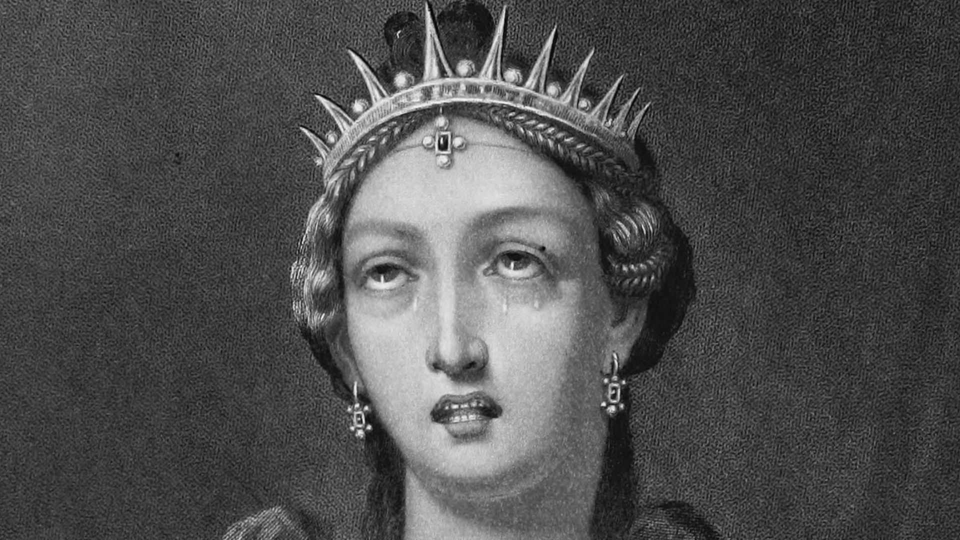 File:Cleopatra VII, steel engraving of the encaustic painting found at Hadrian's Villa in 1818.jpg