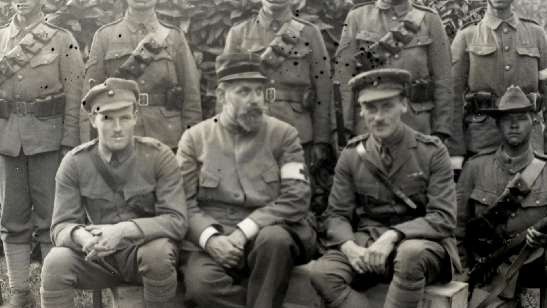World War 1  Group of officers and men