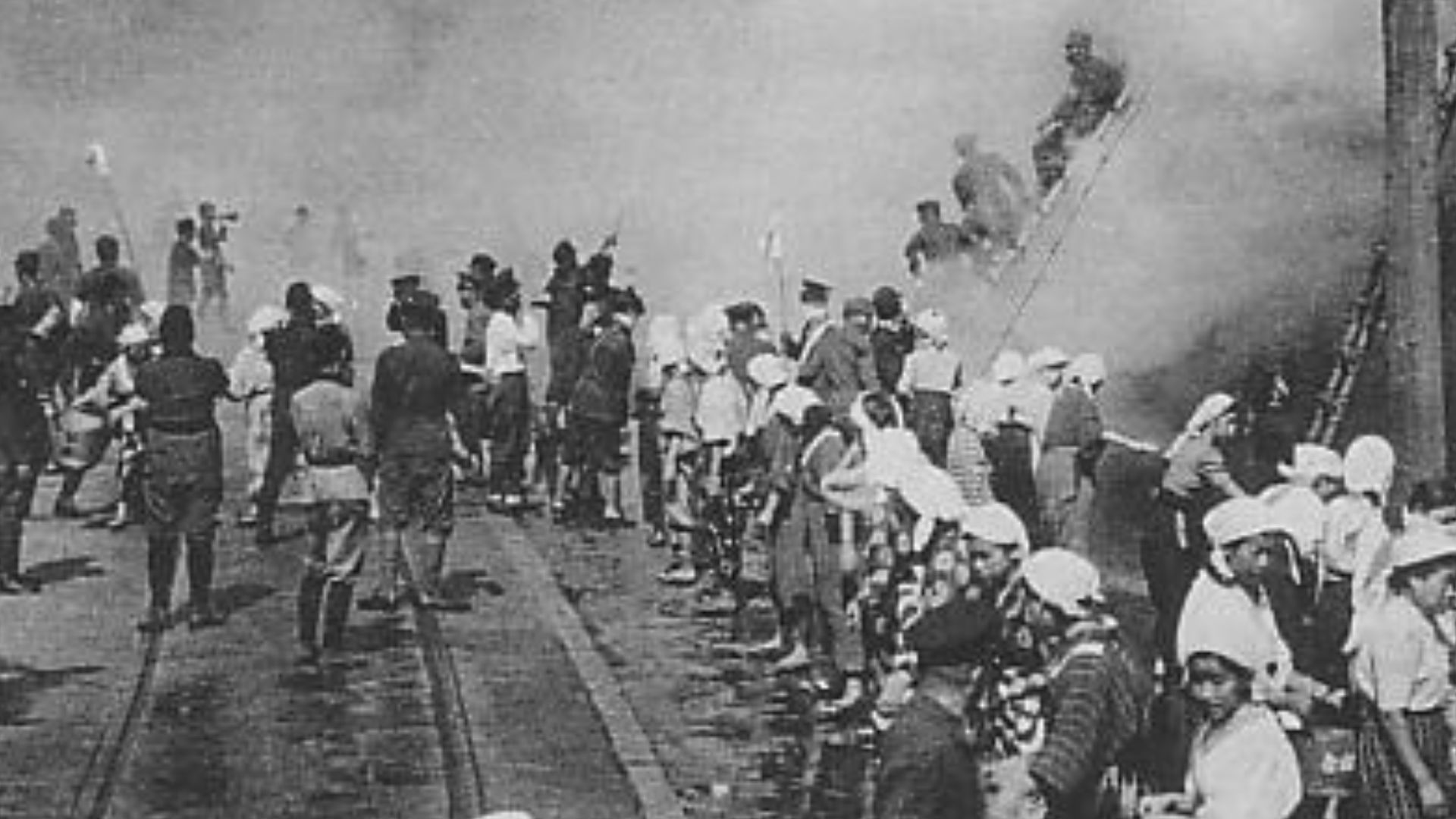 File:Air Raid Drill in Japan during World War II1.JPG