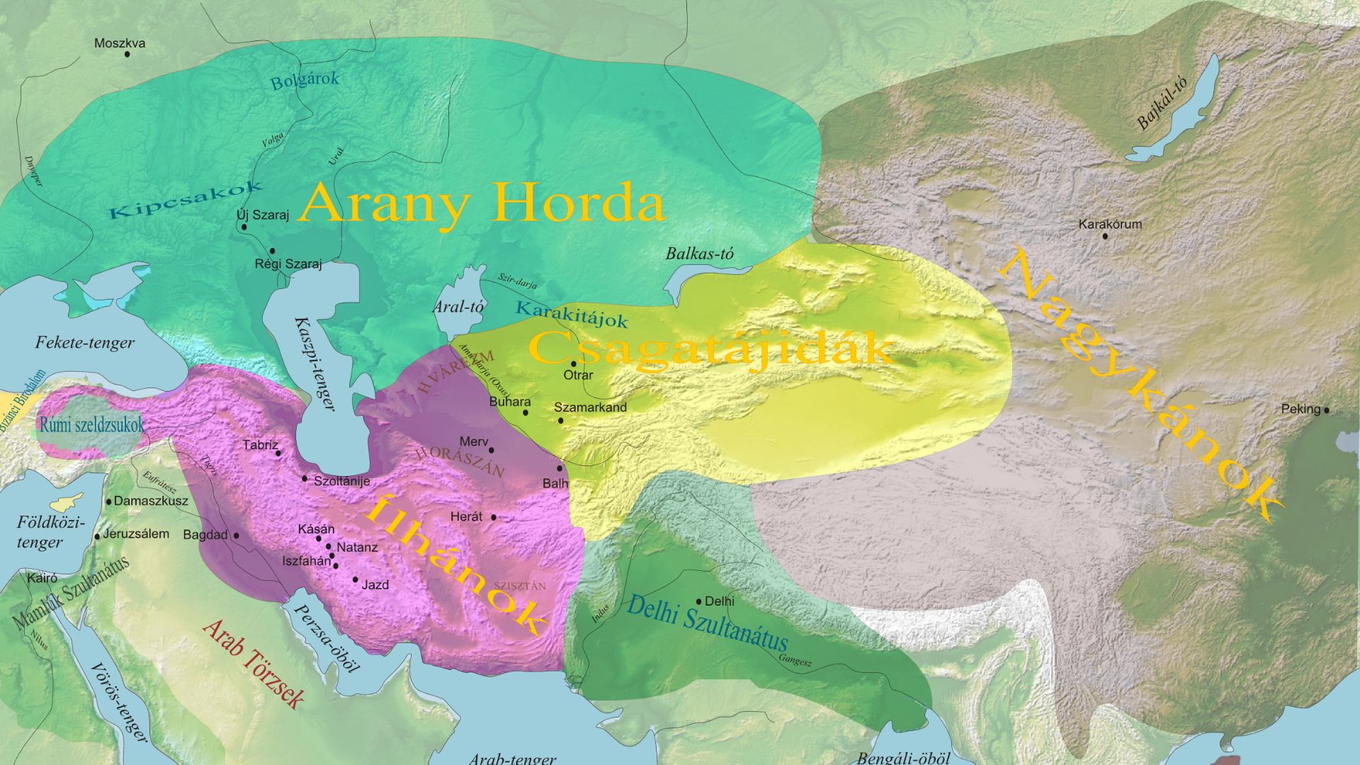 File:Mongol hódítások 1300.jpg