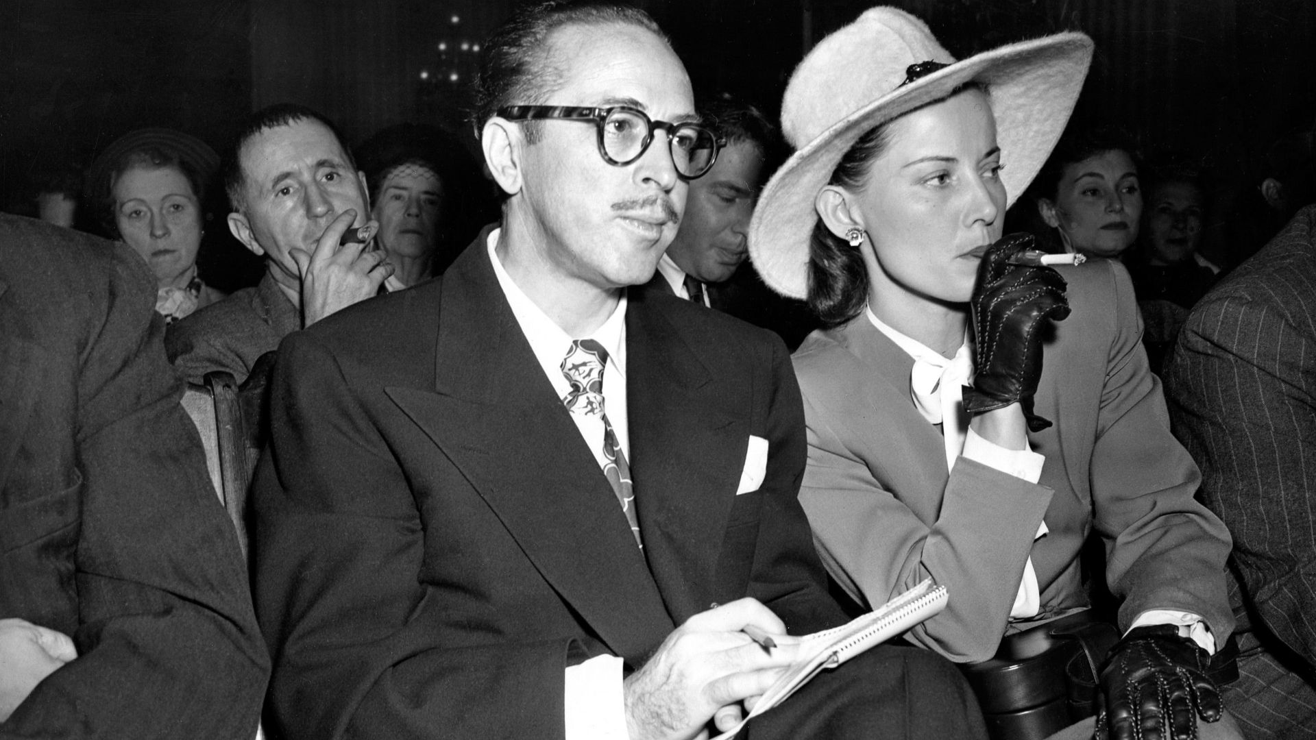 File:Dalton and Cleo Trumbo (1947 HUAC hearings).png