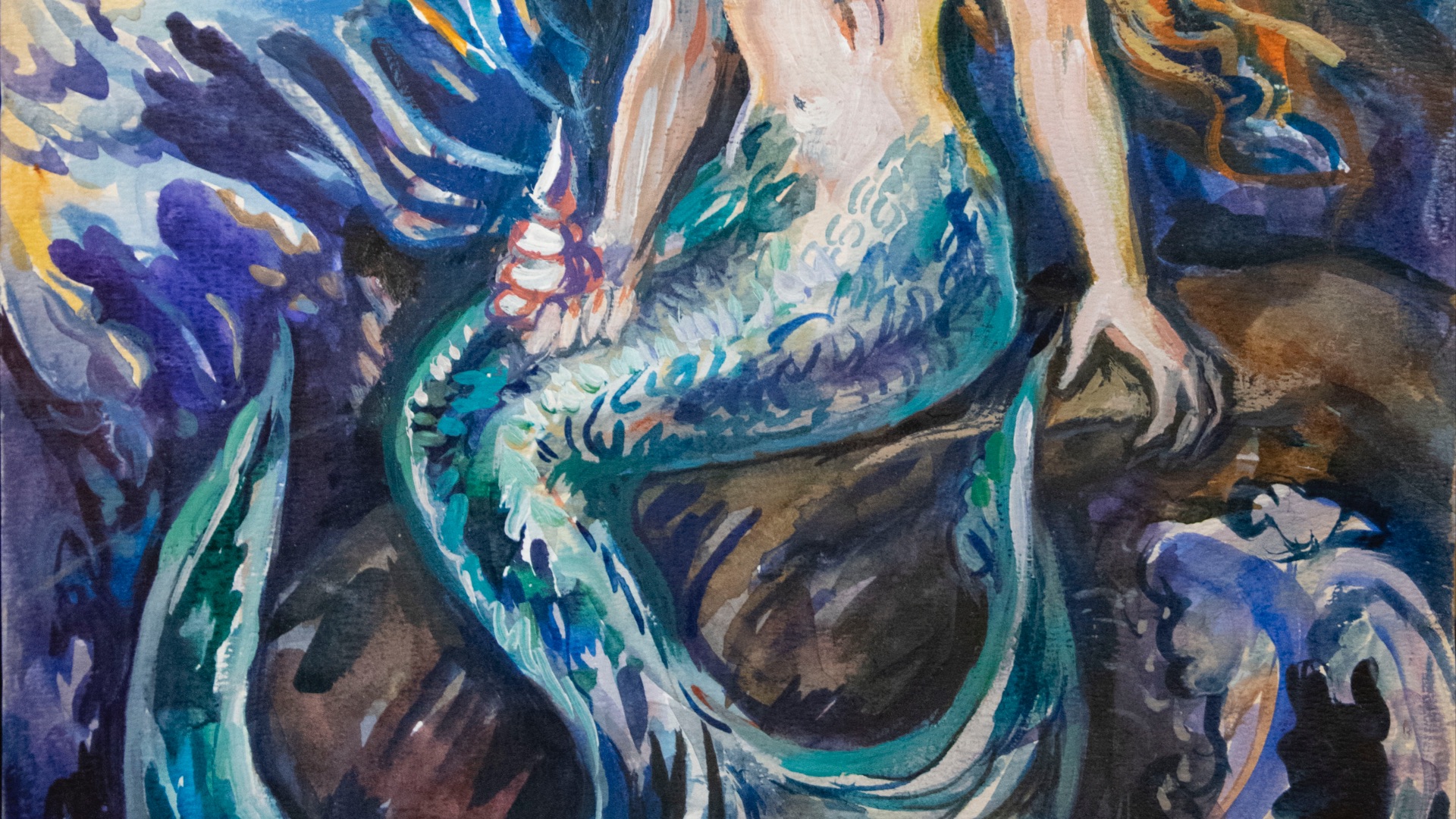 File:The Little Mermaid - Painting by Elena Ringo.jpg