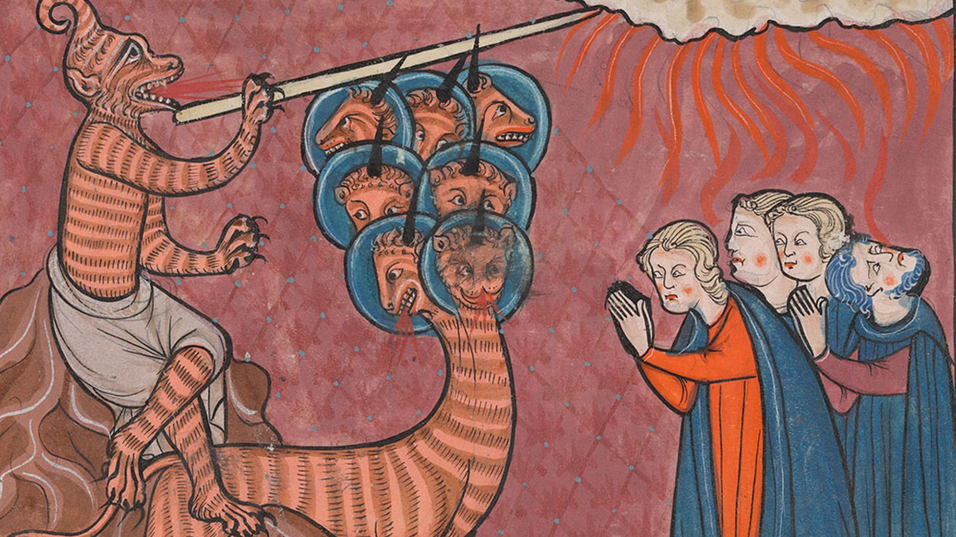 File:The False Prophet Directs the Worship of the Beast, France, 1290s.jpg