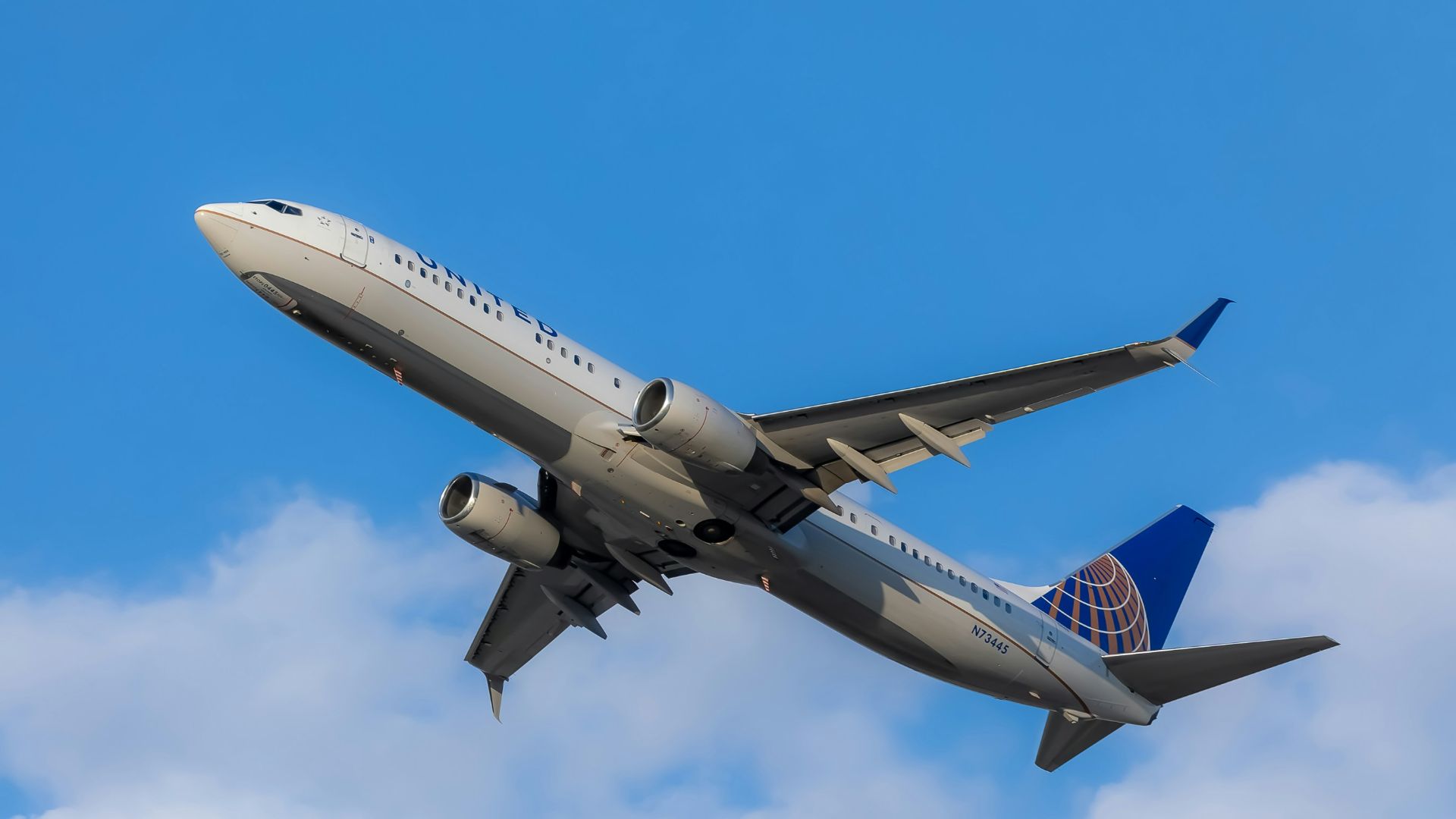 gray and blue airplane