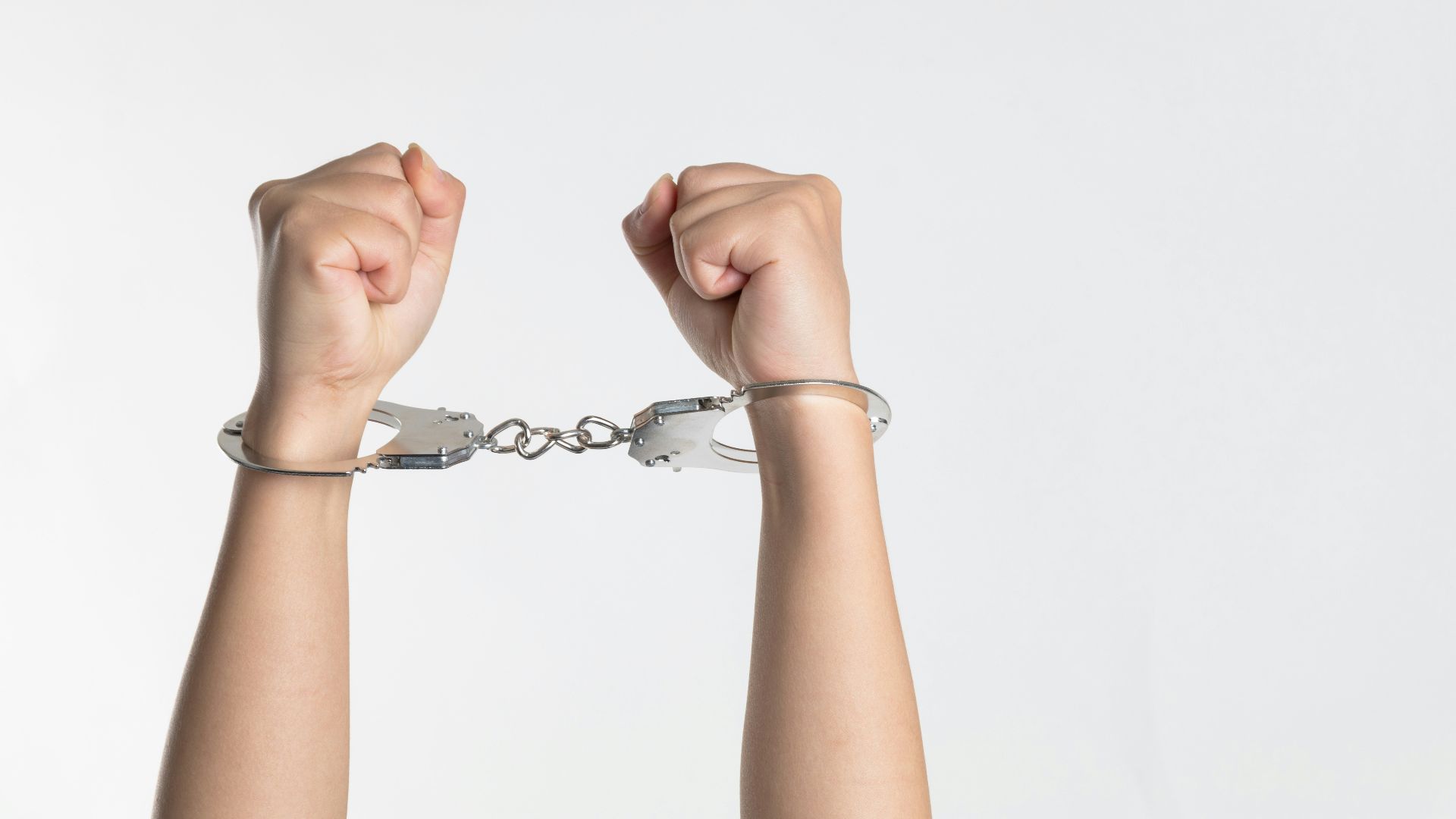 person showing handcuff