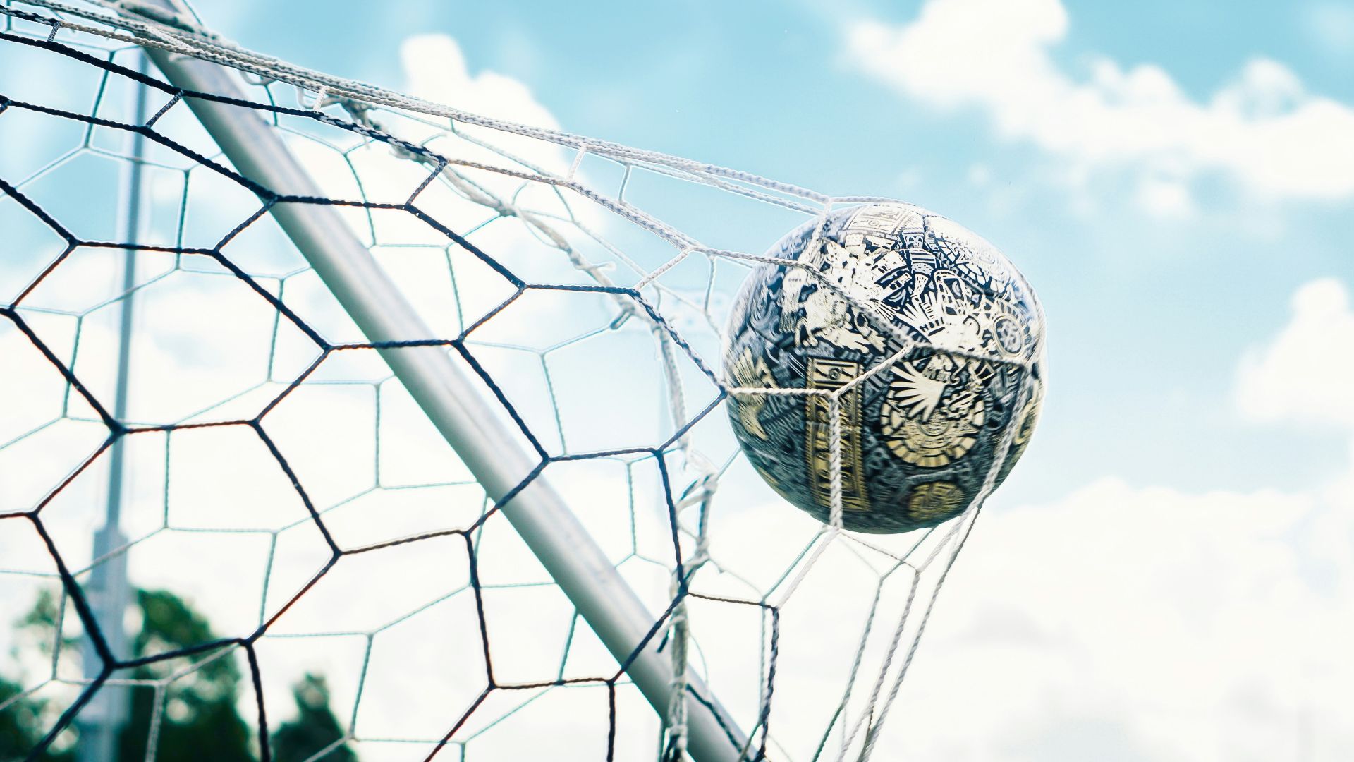 white and black ball on white metal frame