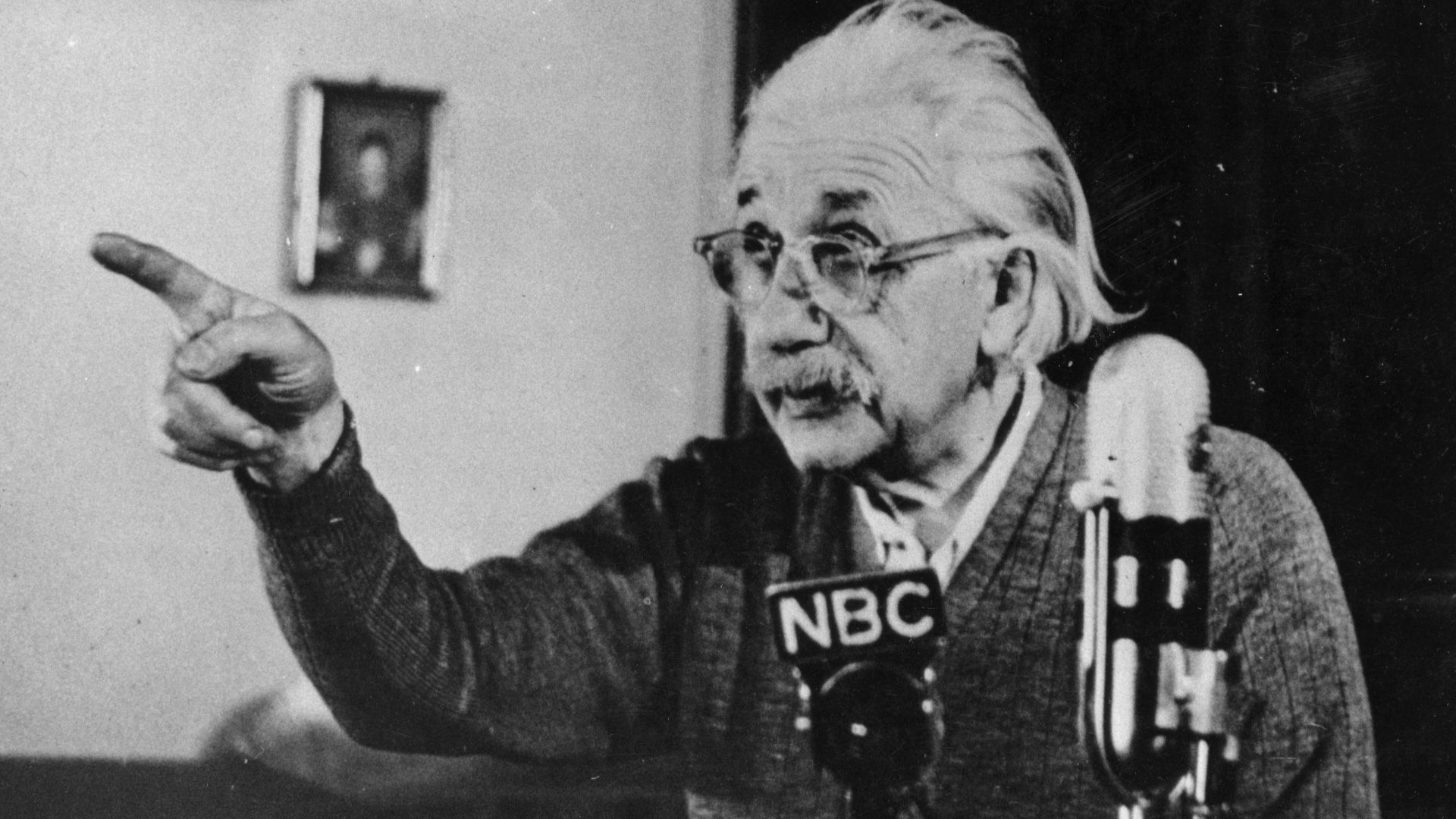 File:Albert Einstein declares his opposition to the atomic bomb.jpg
