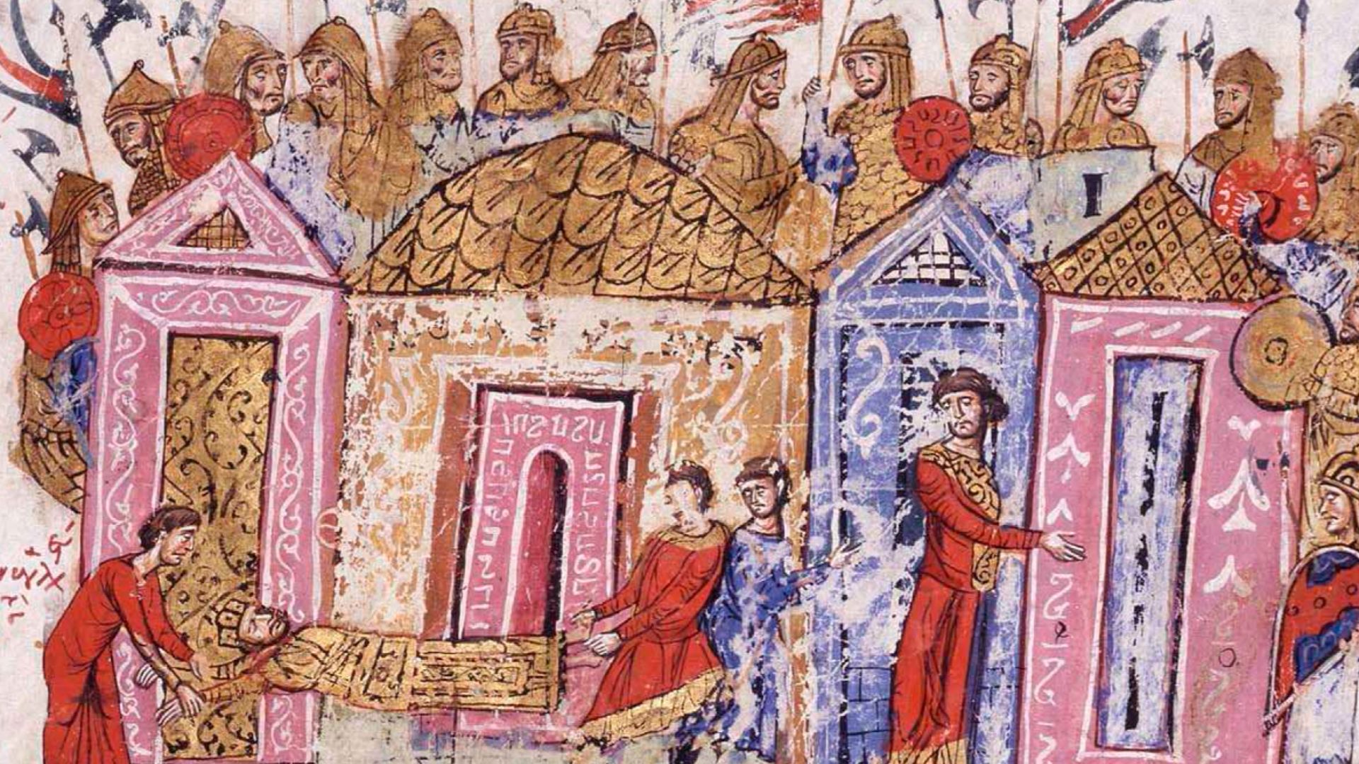 File:The body of Leo V is dragged to the Hippodrome through the Skyla Gate.jpg