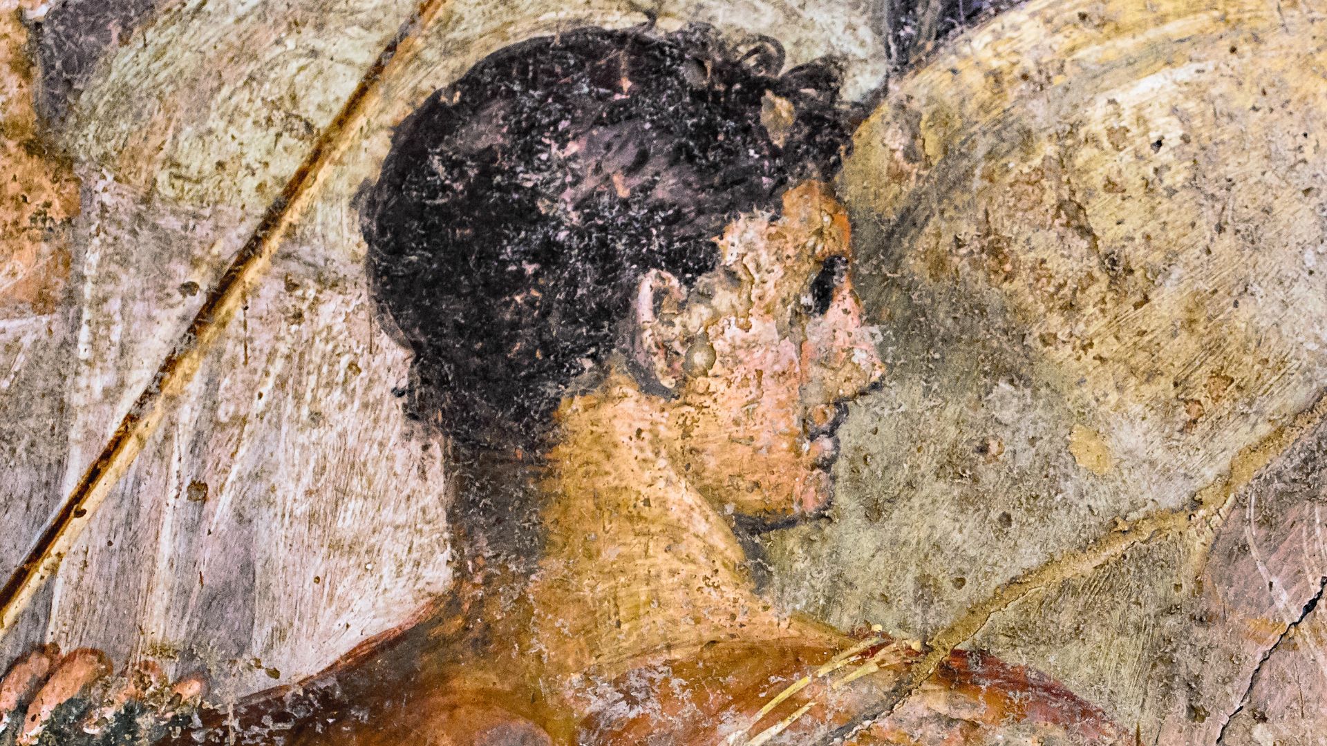 File:Wall painting - Briseis taken away from Achilles - Pompeii (VI 8 5) - Napoli MAN 9105 - 03 (cropped).jpg