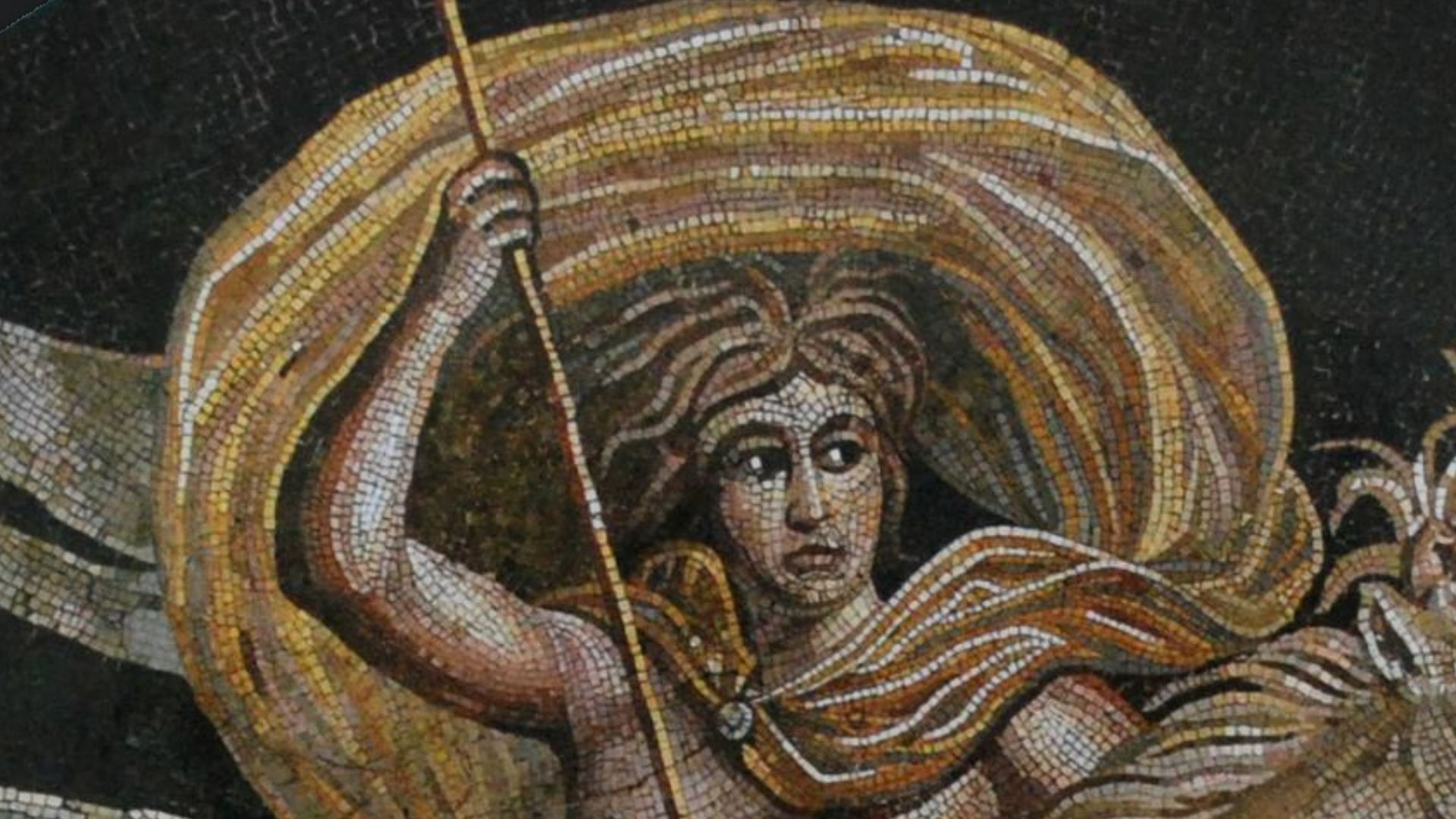 File:Bellerophon riding Pegasus and killing the Chimera, Roman mosaic, the Rolin Museum in Autun, France, 2nd to 3rd century AD.jpg