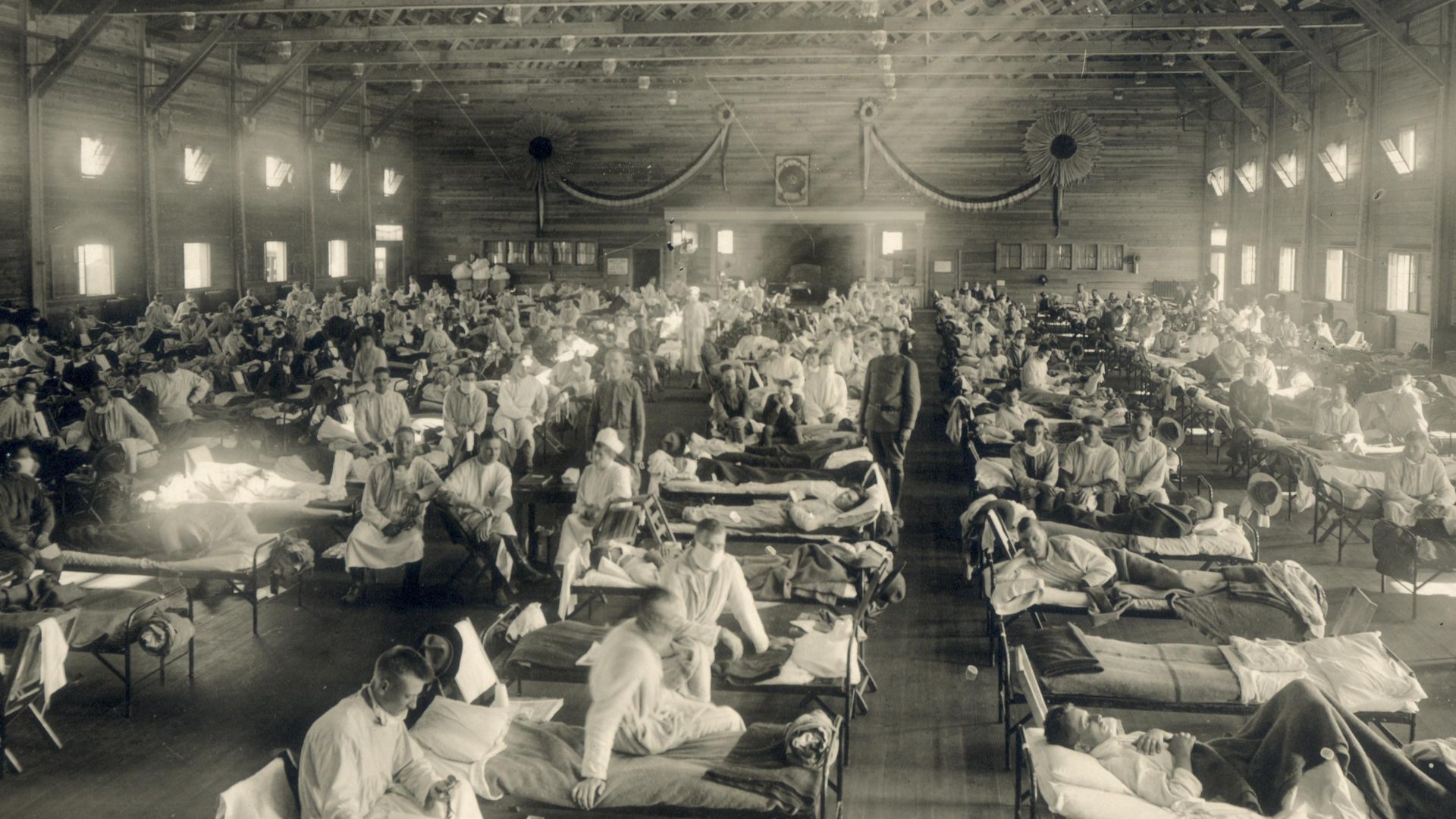 File:Emergency hospital during Influenza epidemic, Camp Funston, Kansas - NCP 1603.jpg