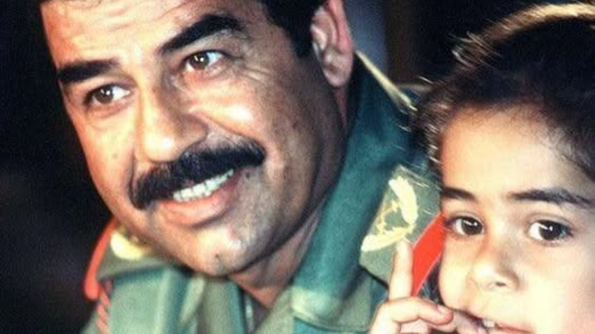 File:Saddam Hussein with children.jpg