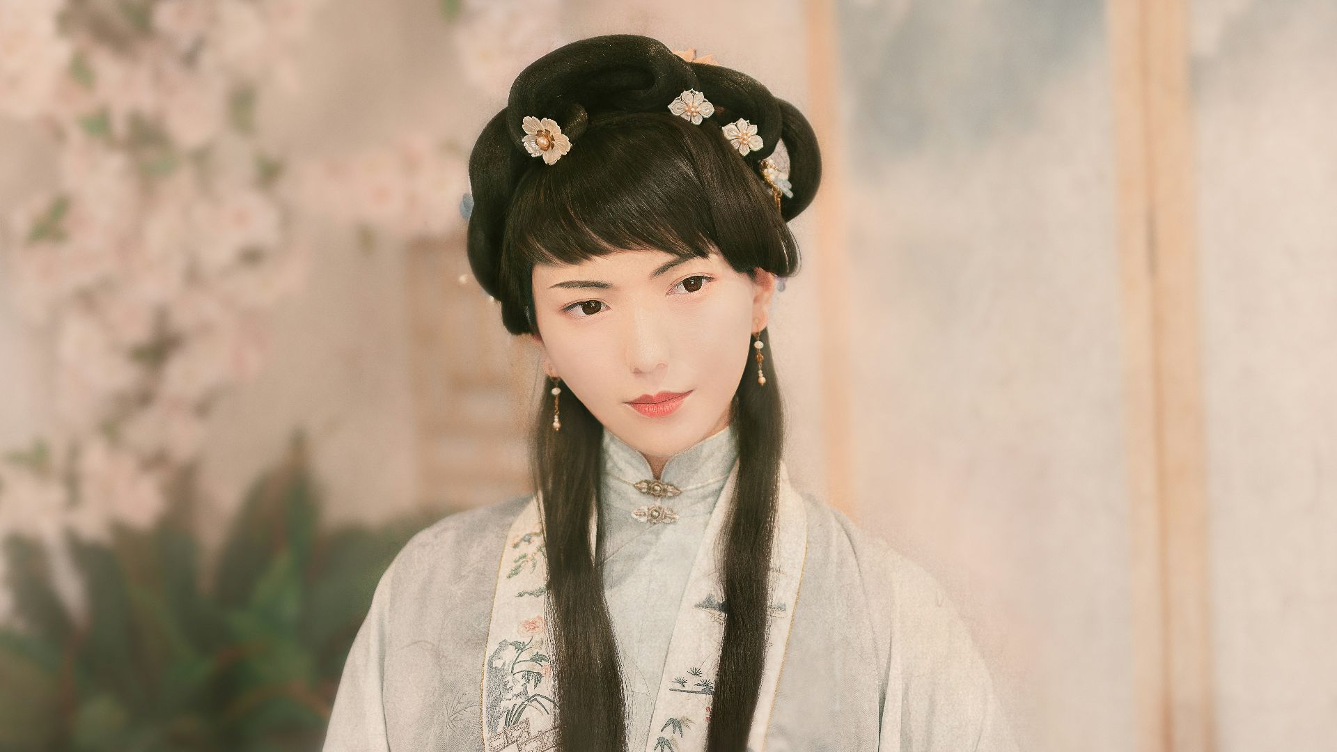 woman standing near wall