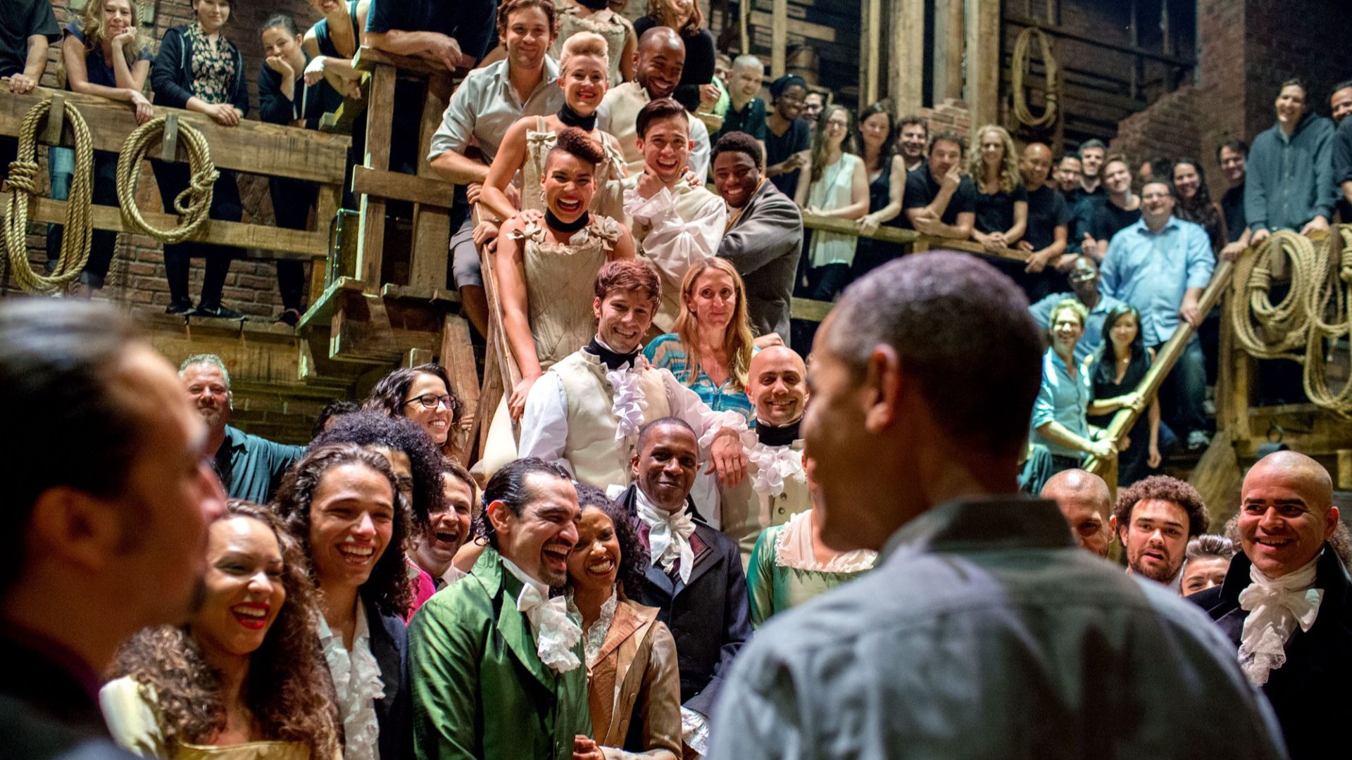 File:Obama greets the cast and crew of Hamilton musical, 2015.jpg