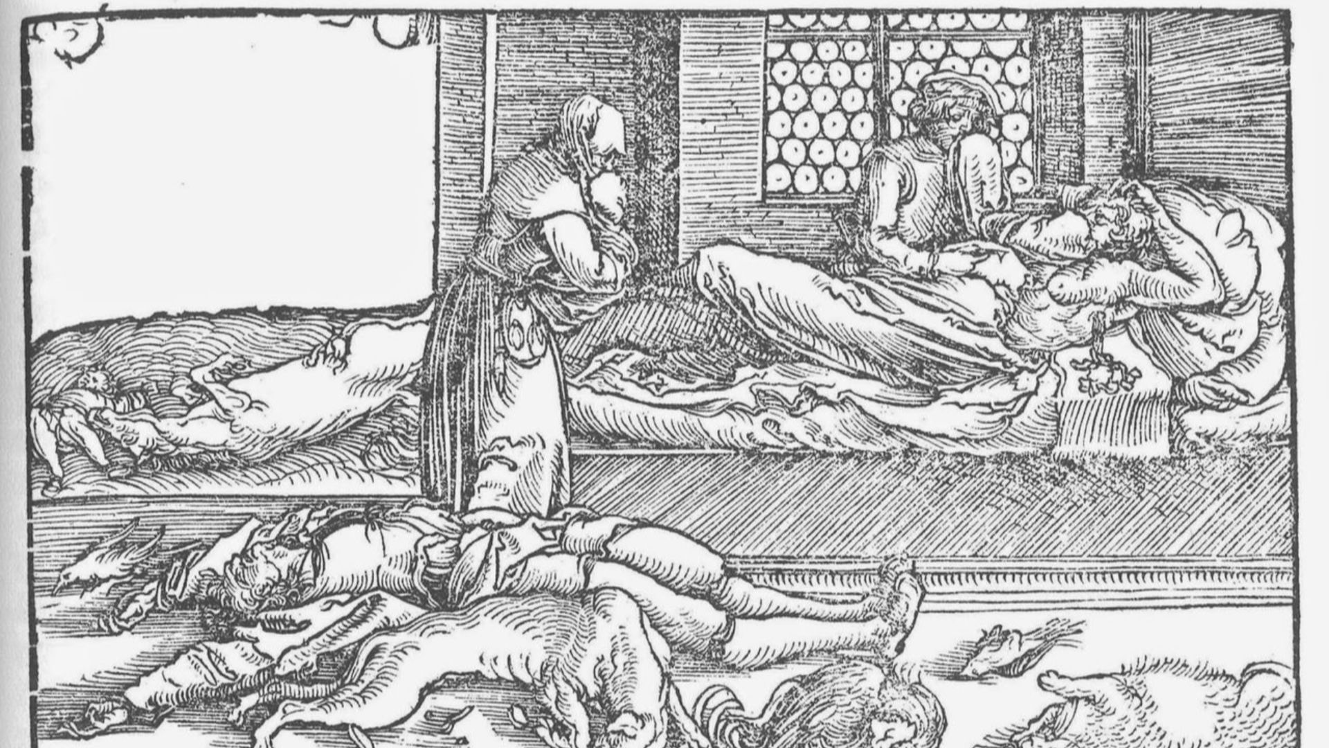File:Woodcut of dying plague patients from 1532.jpg