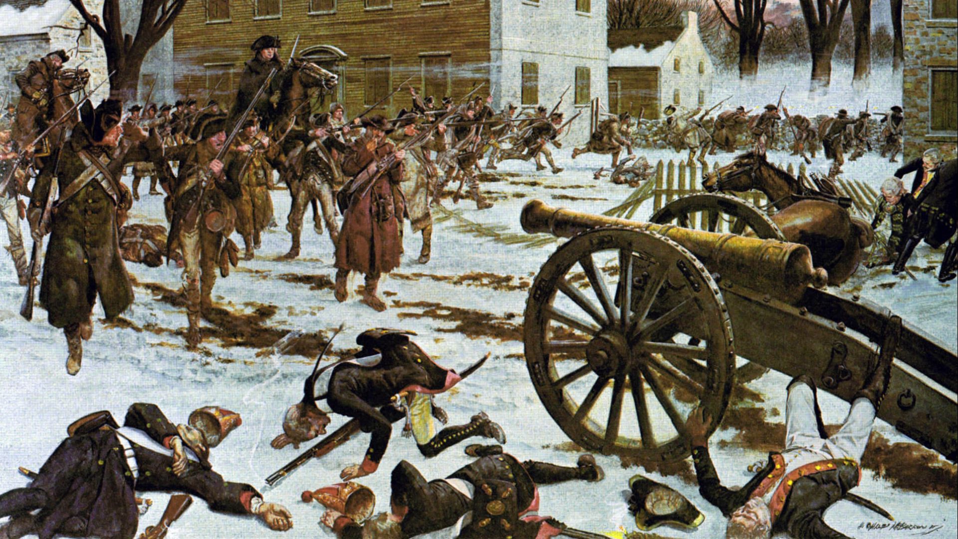 File:Battle of Trenton by Charles McBarron.jpg