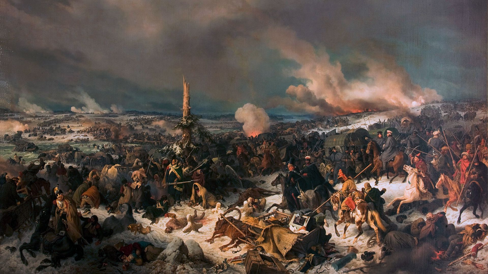 File:Crossing the Berezina River, by Peter von Hess.jpg
