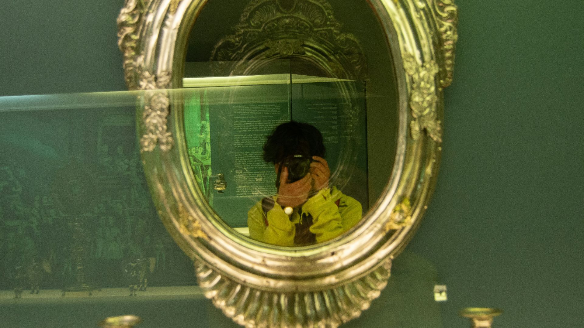 A man taking a picture of himself in a mirror