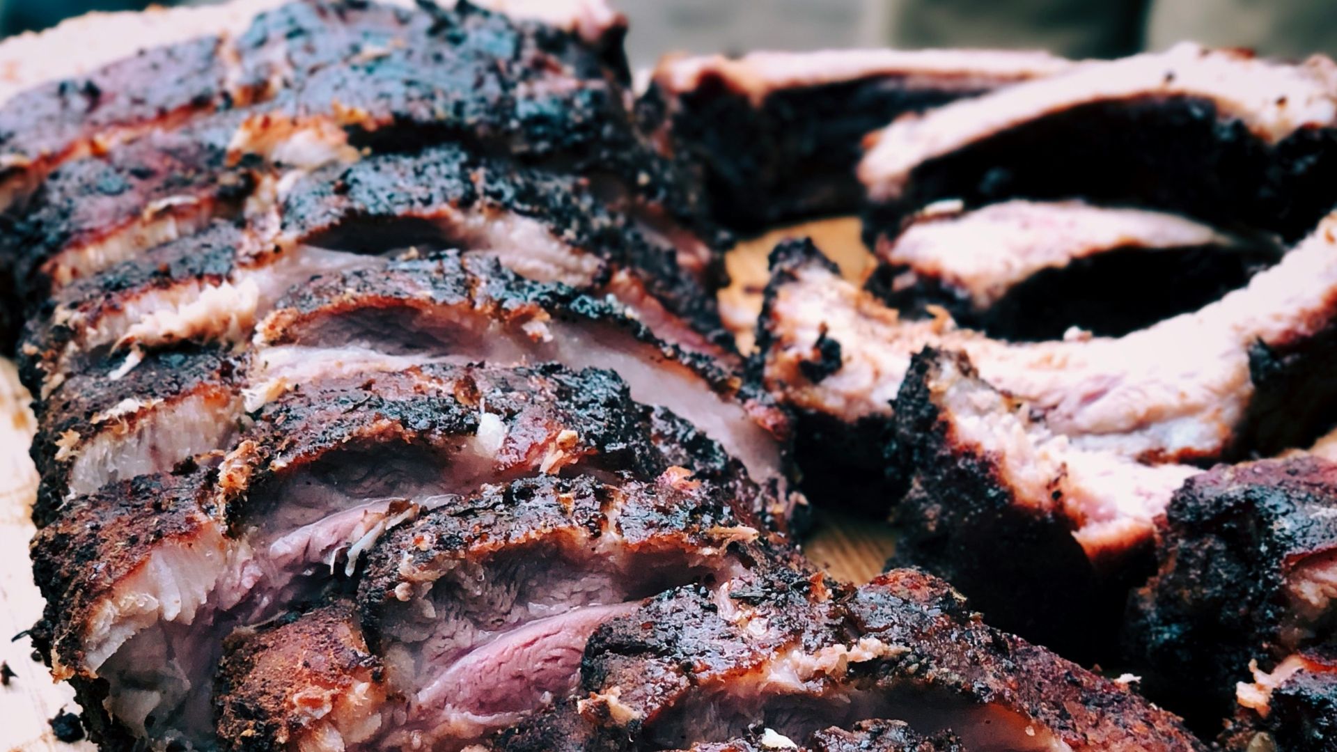 board of grilled meats