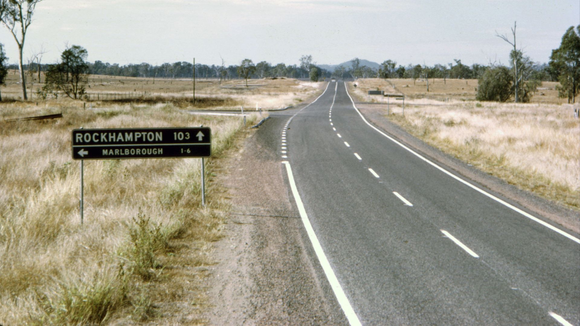 File:Turn off to the town of Marlborough, Bruce Highway, 1970s.jpg