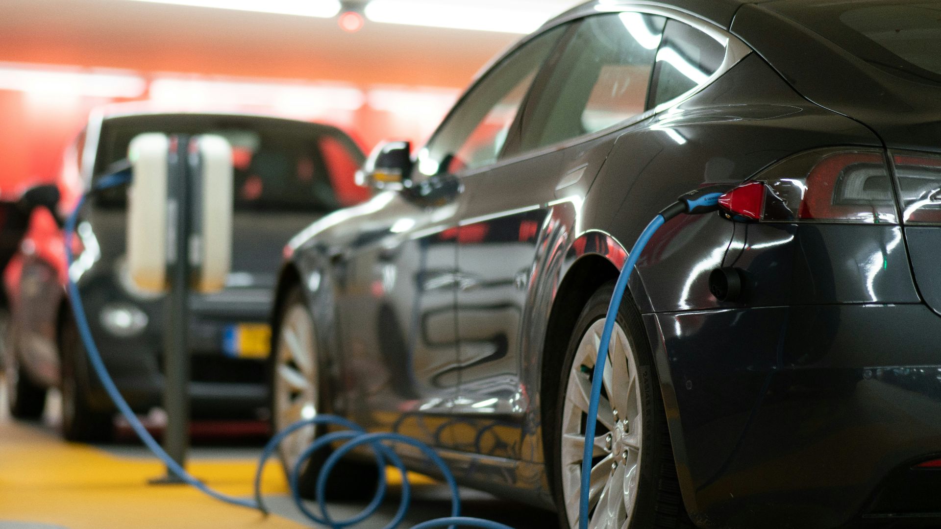 black and silver car on parking lot