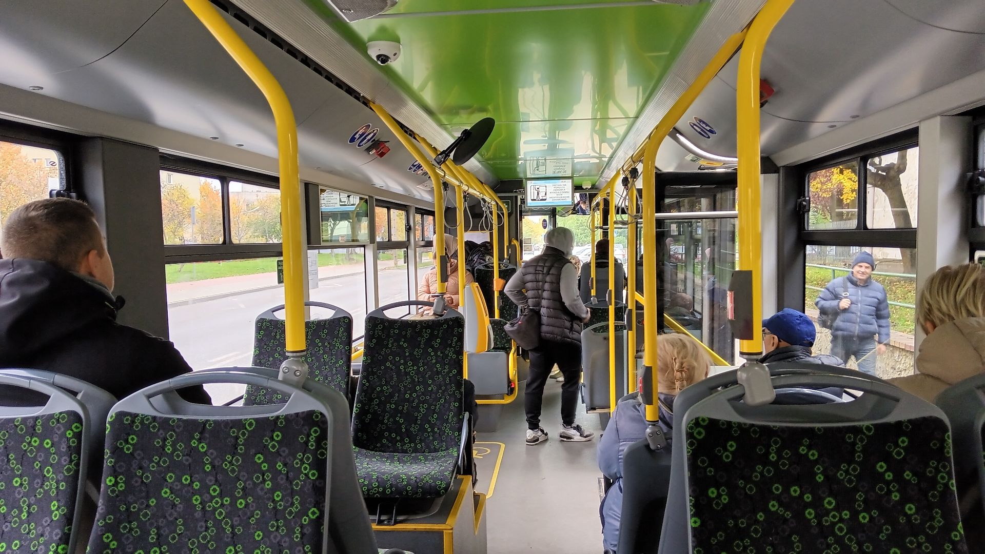 File:20251016 140647 Inside the electric city bus in Piotrków Trybunalski, Poland.jpg