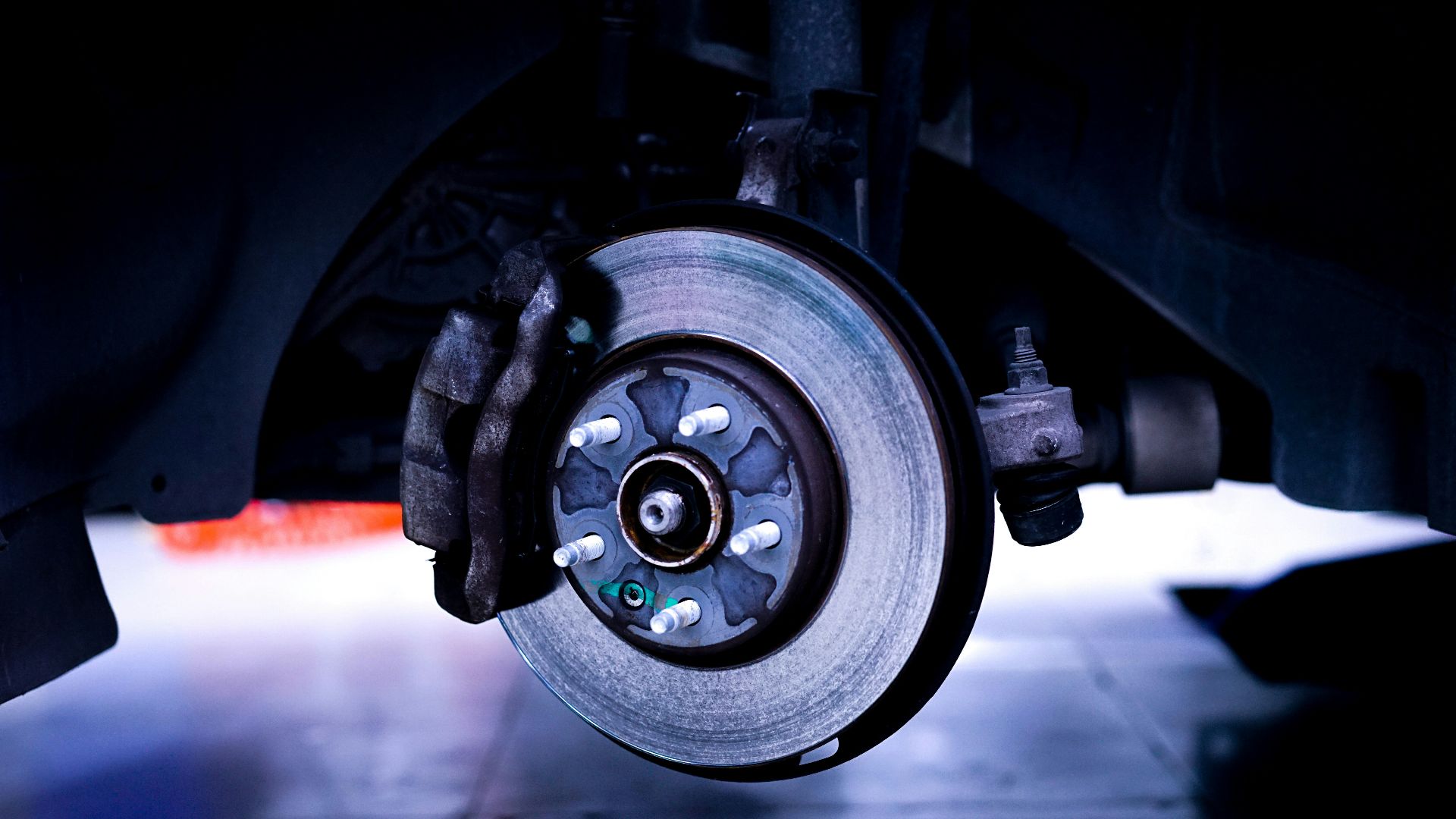 a close up of a car tire