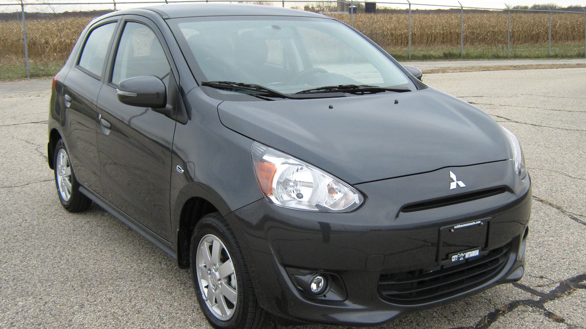 File:2015 Mitsubishi Mirage ES -- NHTSA test 9030 - front.jpg