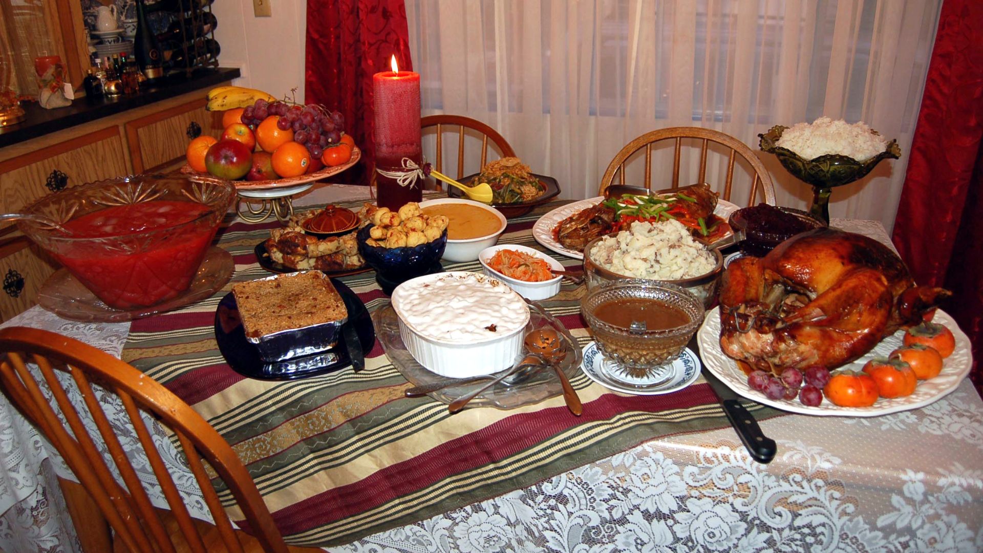 File:Our (Almost Traditional) Thanksgiving Dinner.jpg