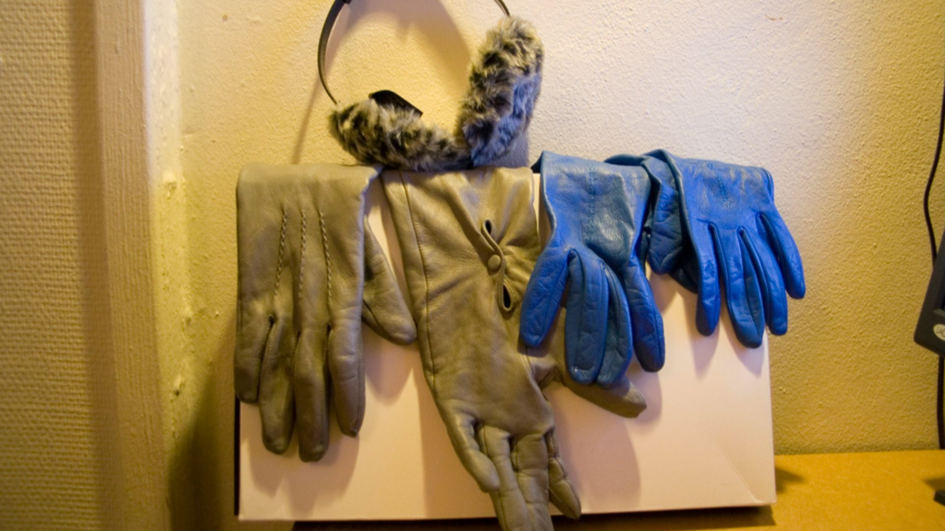 File:Leather gloves and ear warmers.jpg