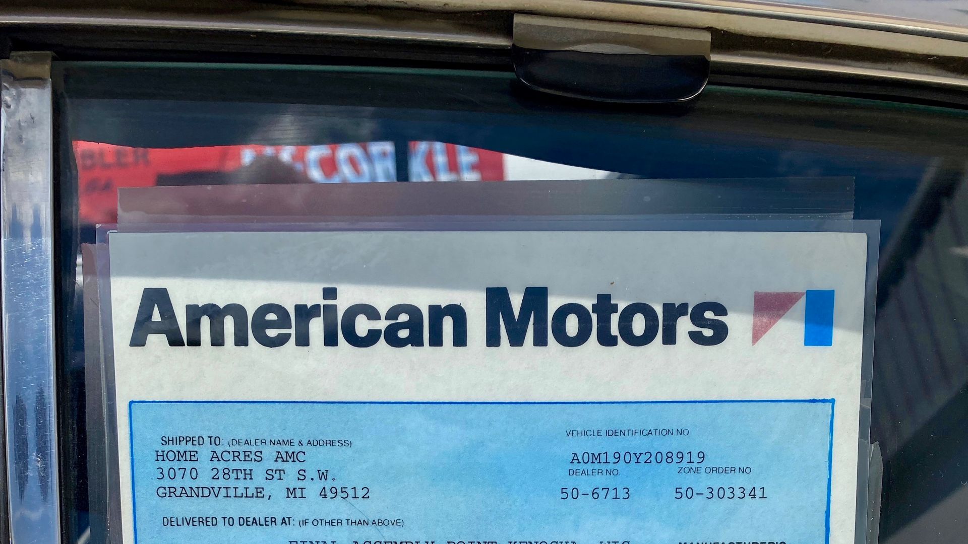 File:1970 AMC Rebel - The Machine - muscle car in white with RWB trim 4-speed AMO 2024 meet 7of7.jpg