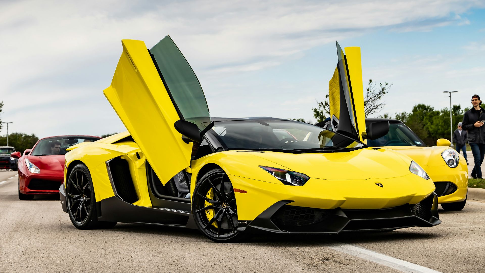 yellow ferrari 458 italia on road during daytime